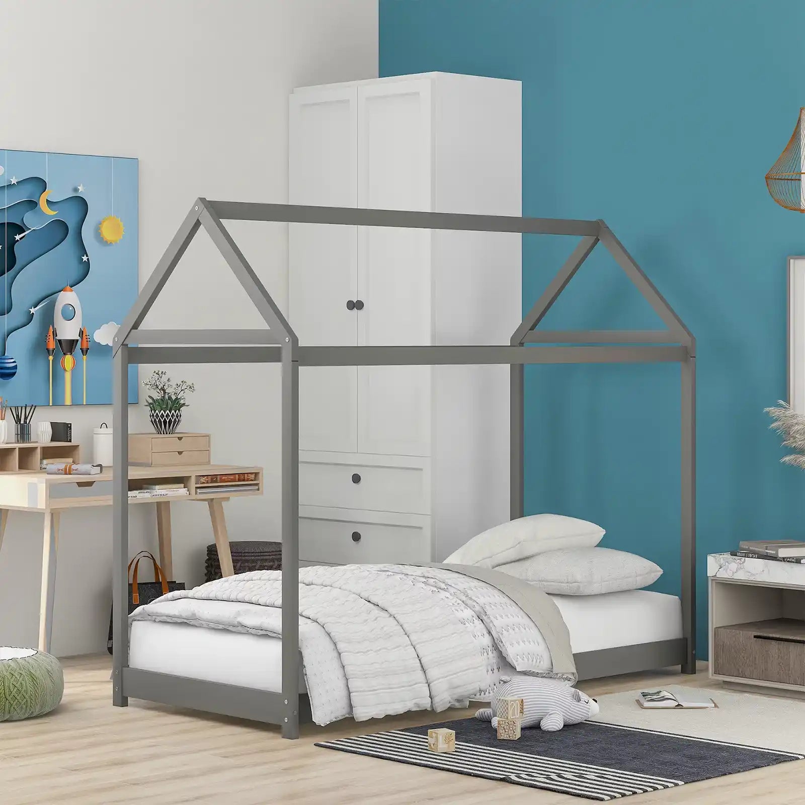 Twin girl bed sales frame