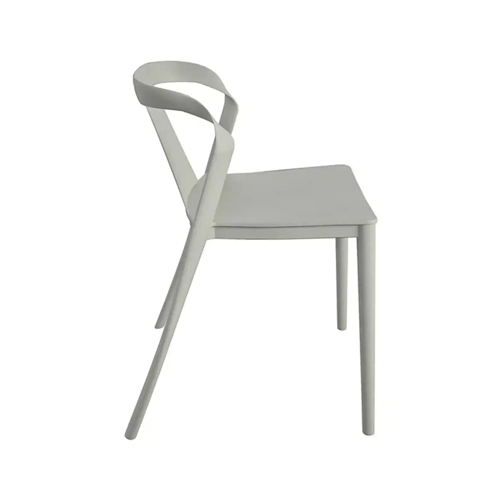 Silla de comedor moderna con brazo, interior/exterior, paquete de 2