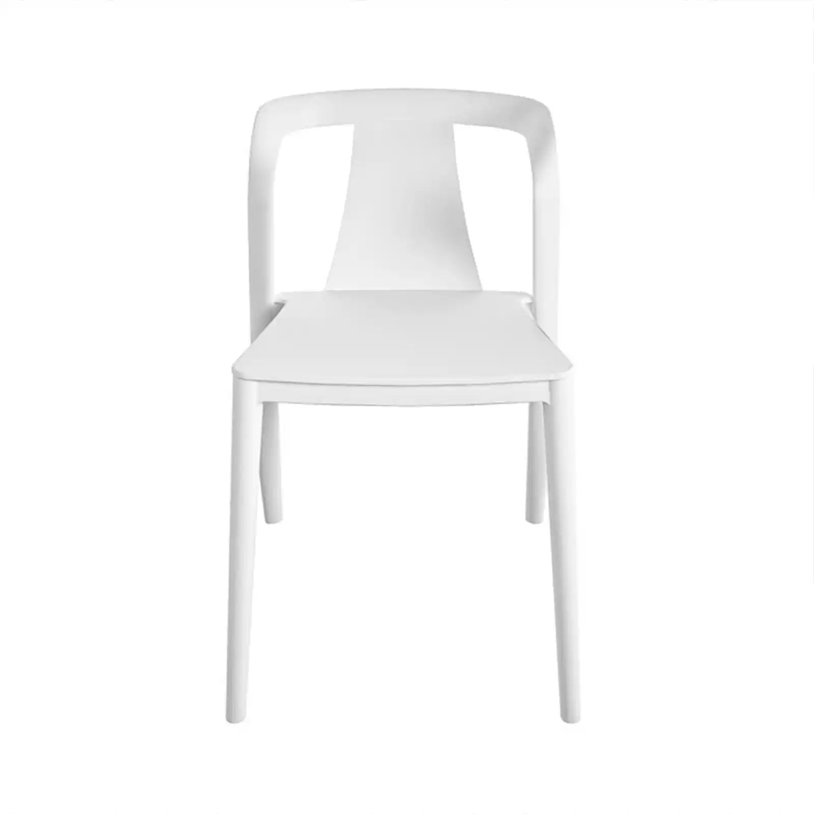 Modern Arm Dining Chair, Indoor/Outdoor, 2-Pack