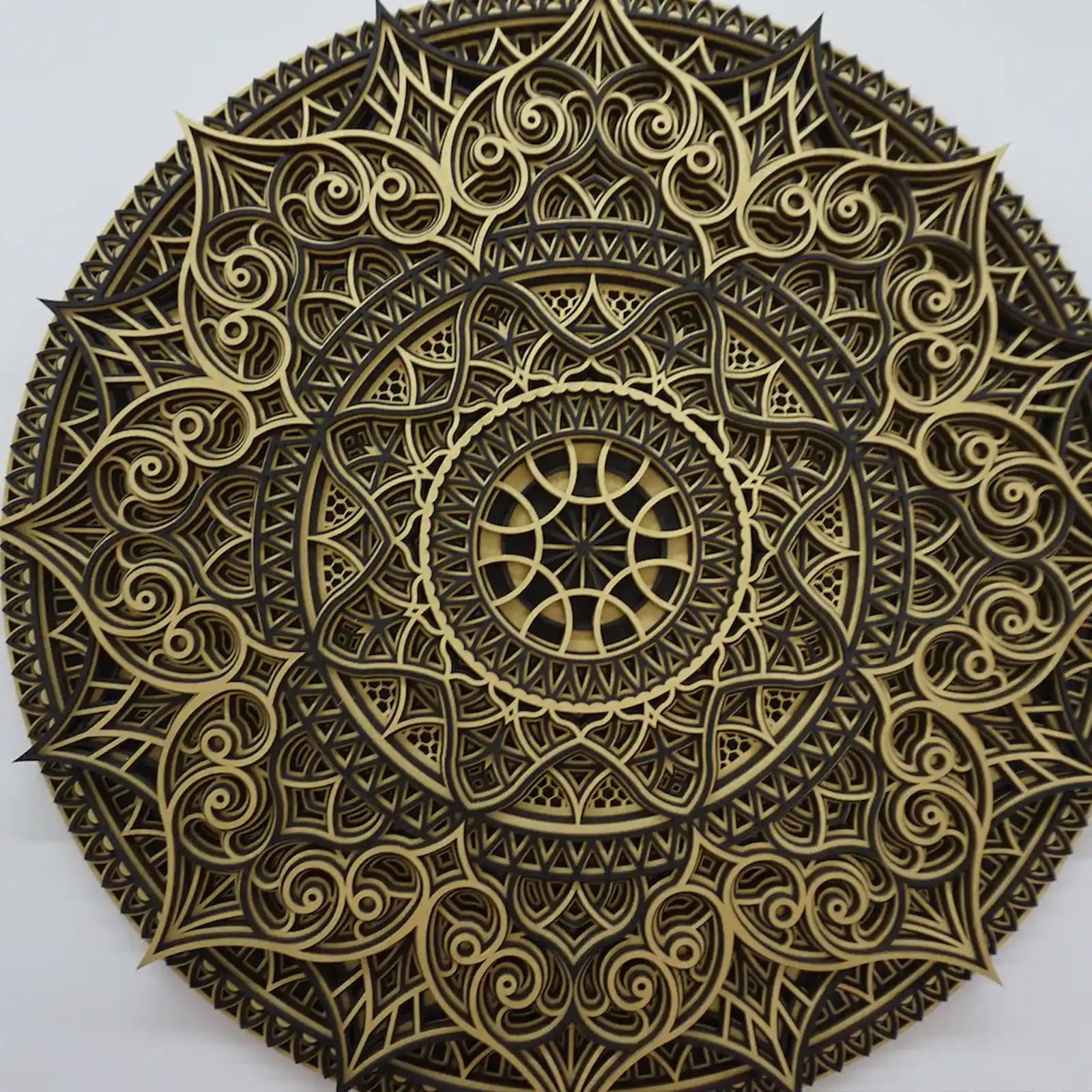 Wood Mandala | Wood wall art