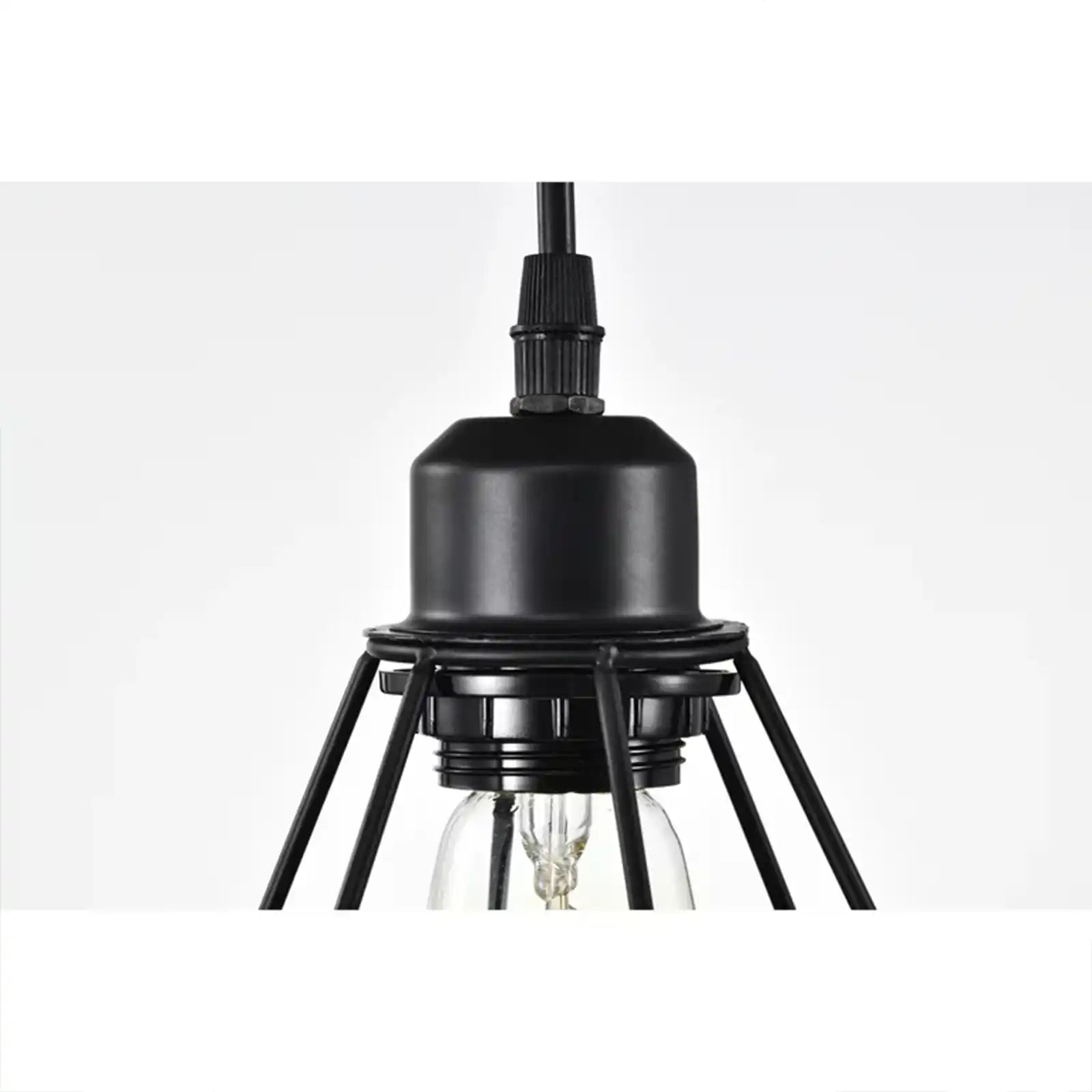 Black Pendant Lights 2 Pack Industrial Hanging Light Fixtures Pendant Lighting for Kitchen Dining Room Bedroom