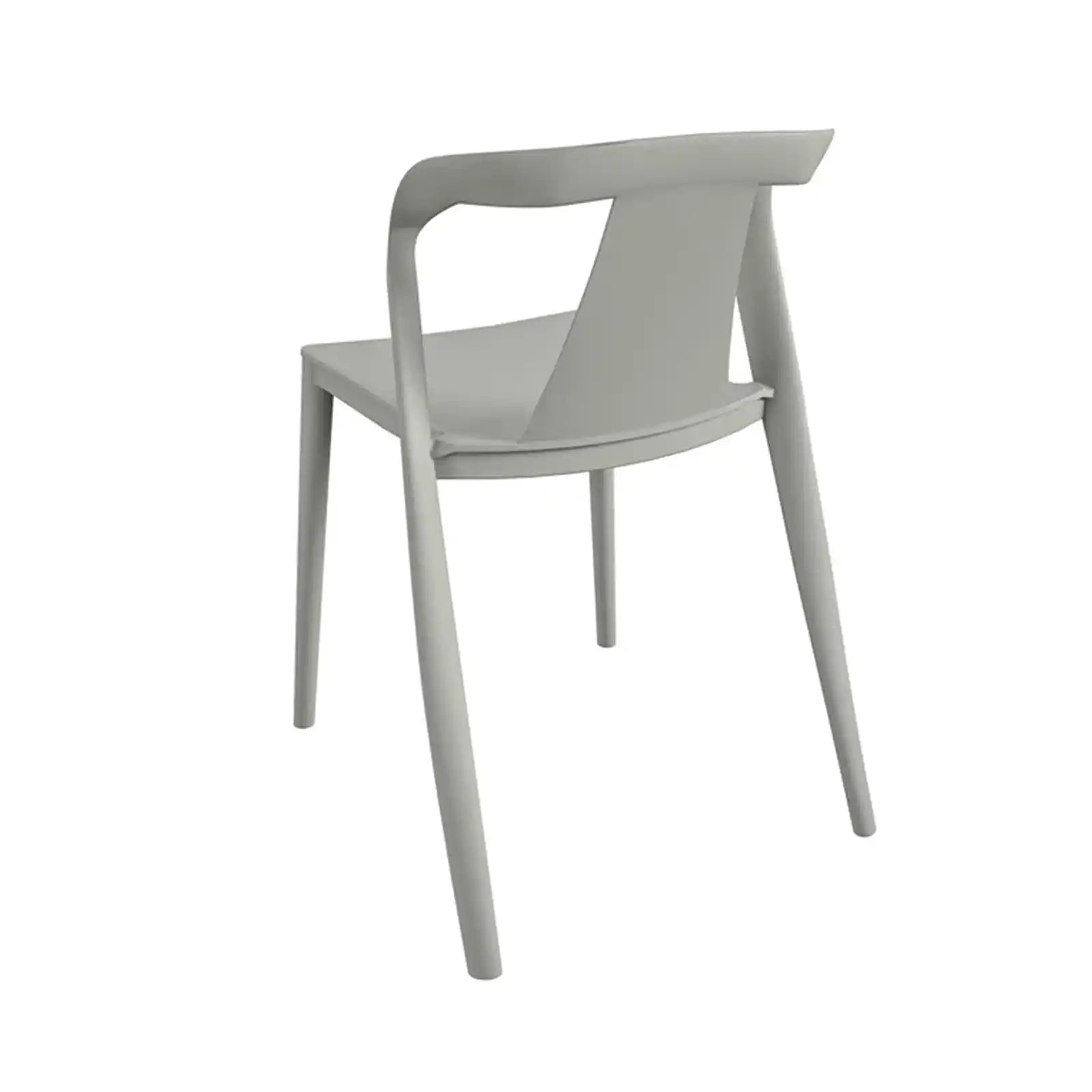 Silla de comedor moderna con brazo, interior/exterior, paquete de 2