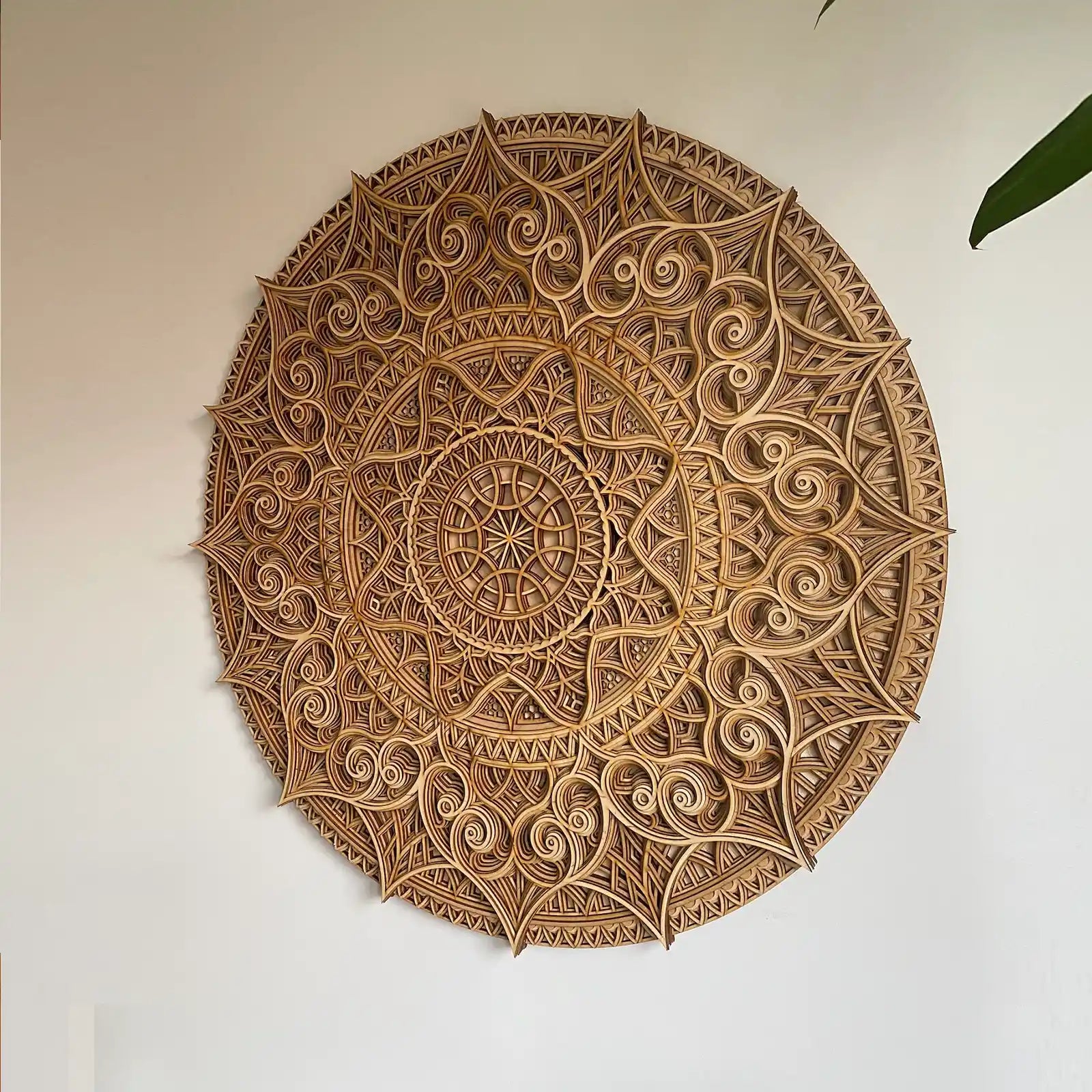 Wood Mandala | Wood wall art