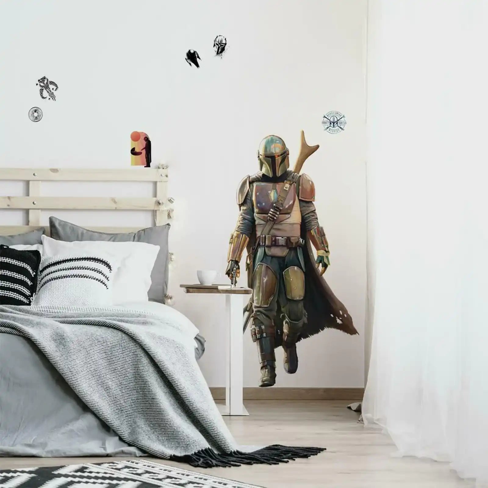 The Mandalorian Pell and Stıck Giant Wall Decals