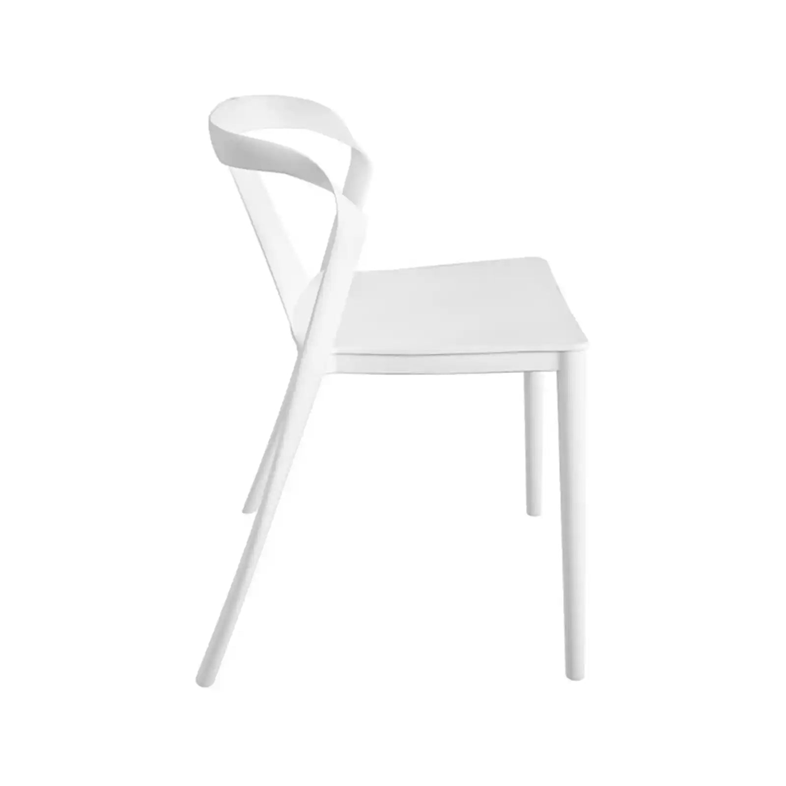 Silla de comedor moderna con brazo, interior/exterior, paquete de 2