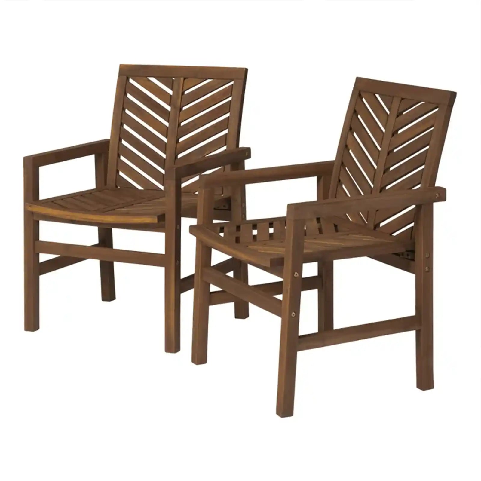 Solid Acacia Wood Set of 2  for Indoor and Outdoor