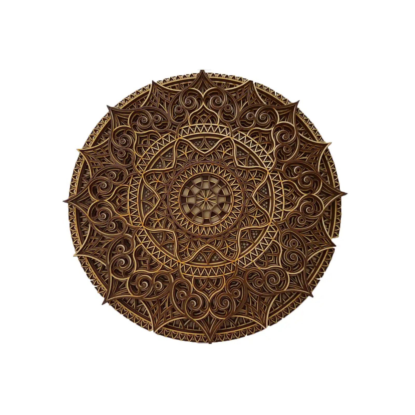 Wood Mandala | Wood wall art