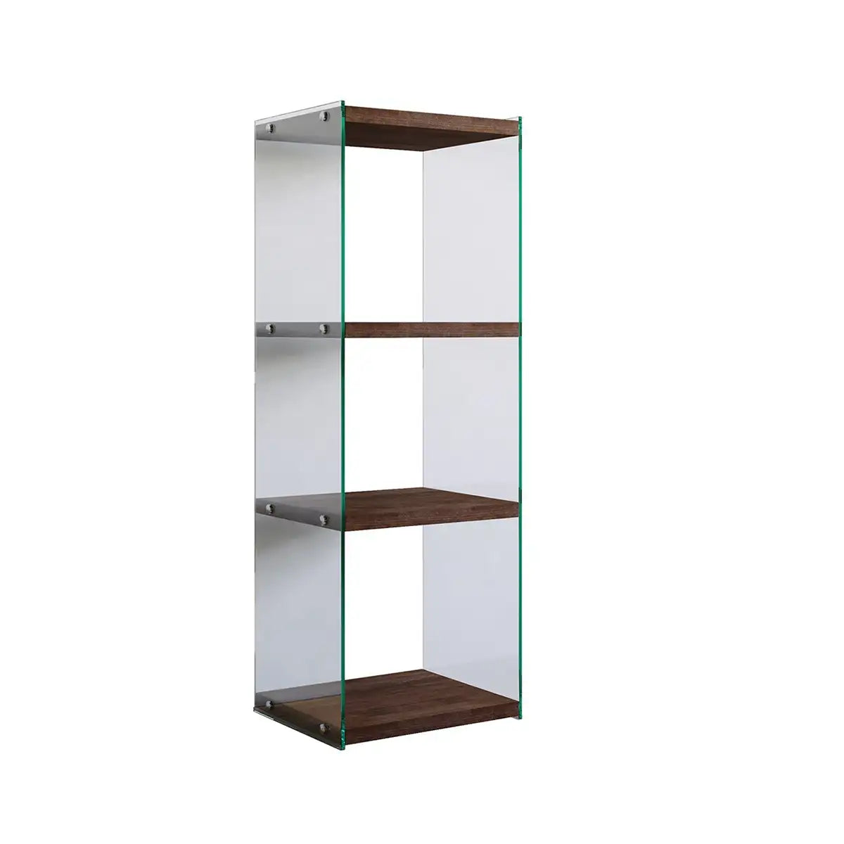 Frosin - Solid Wood Bookcase with 4 Shelves, Decorative Shelves, Bookshelf