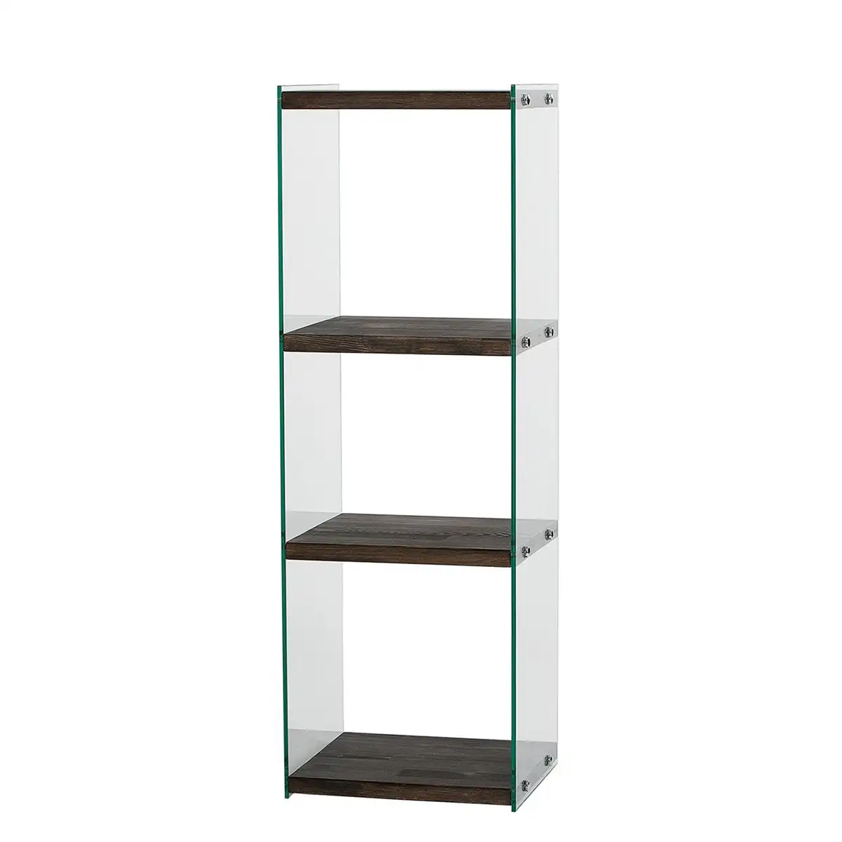 Frosin - Solid Wood Bookcase with 4 Shelves, Decorative Shelves, Bookshelf