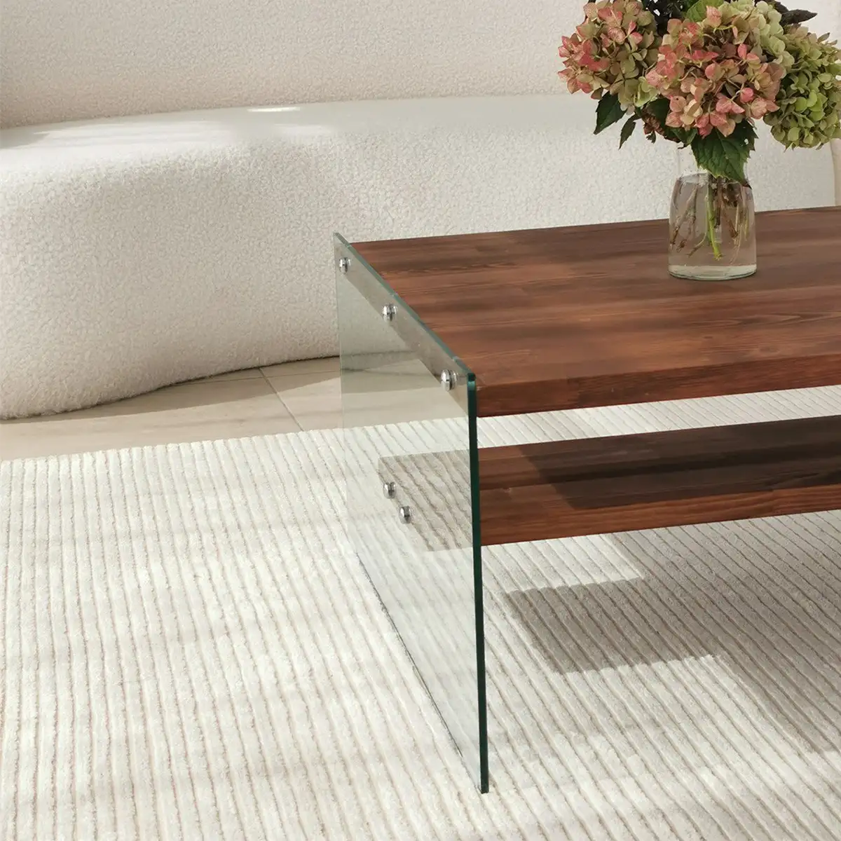 Frosin - Solid Wood Coffee Table, Scandin Coffee Table , Center Table, Accent Tables