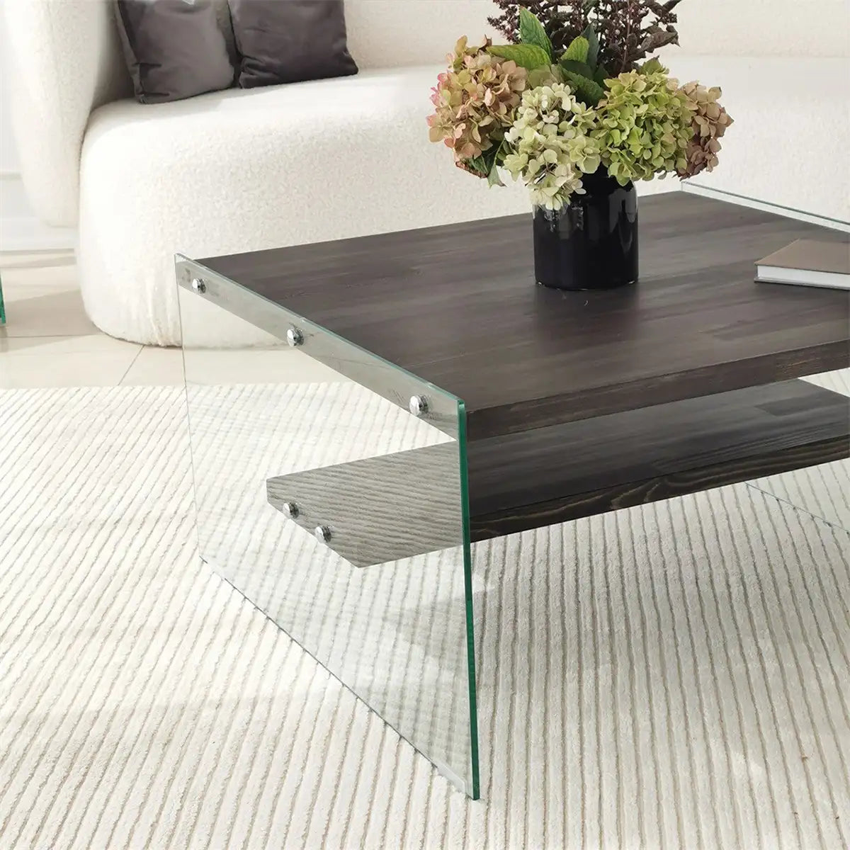 Frosin - Solid Wood Coffee Table, Scandin Coffee Table , Center Table, Accent Tables