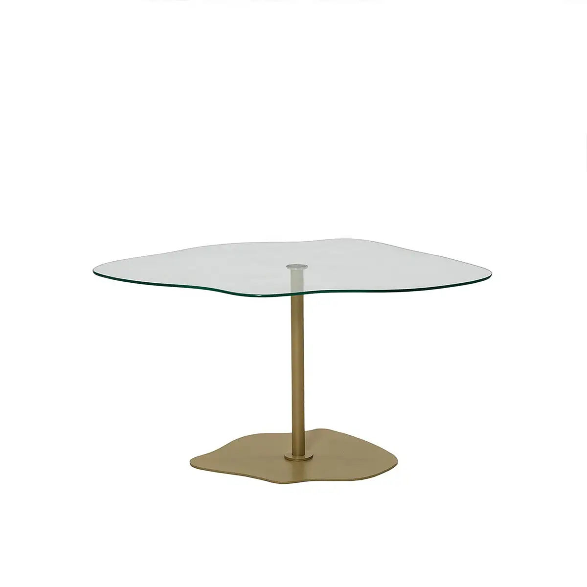 Cloudy - Contemporary Glass Top Coffee Table, Minimalist Cofffee Table, Living Room Side Table