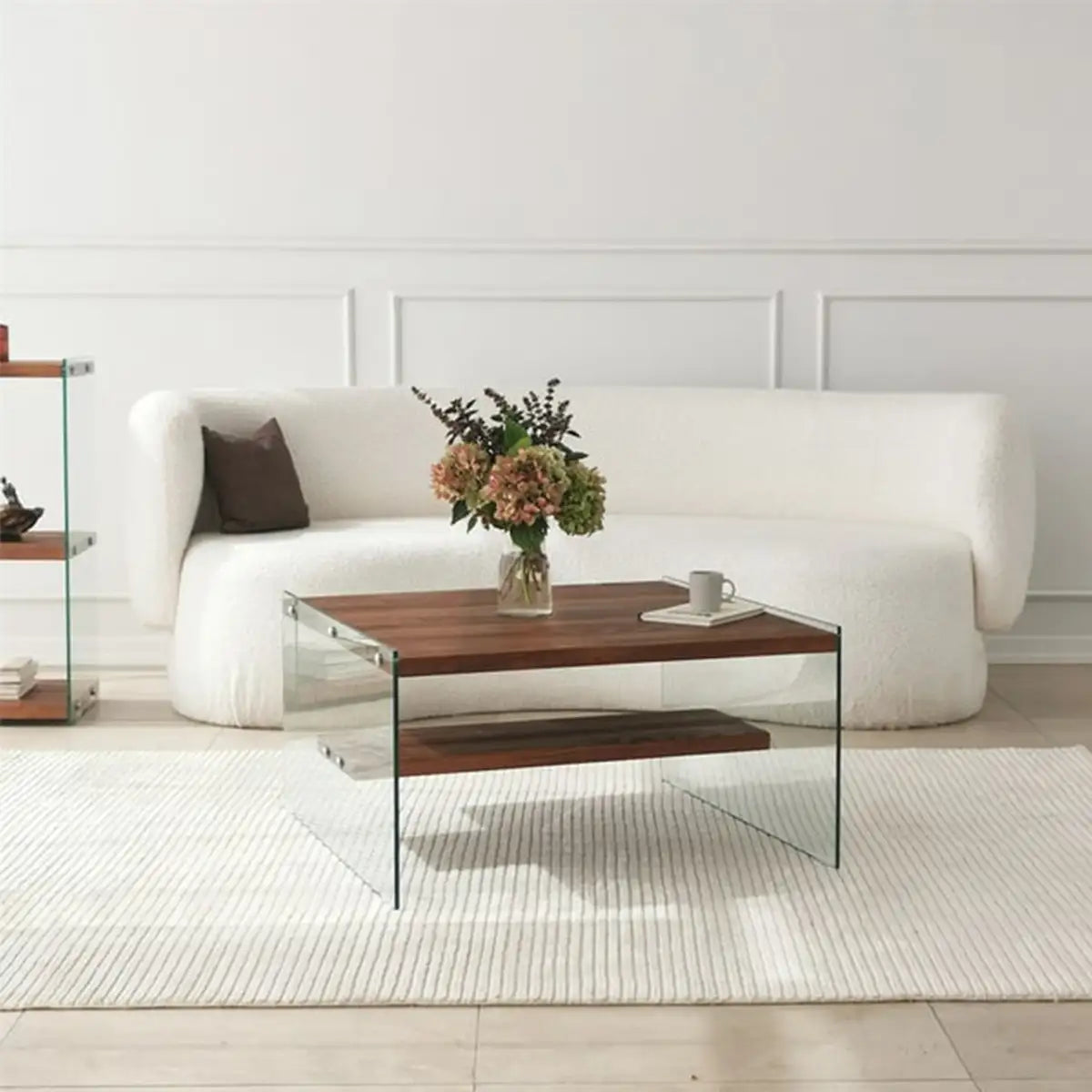 Frosin - Solid Wood Coffee Table, Scandin Coffee Table , Center Table, Accent Tables