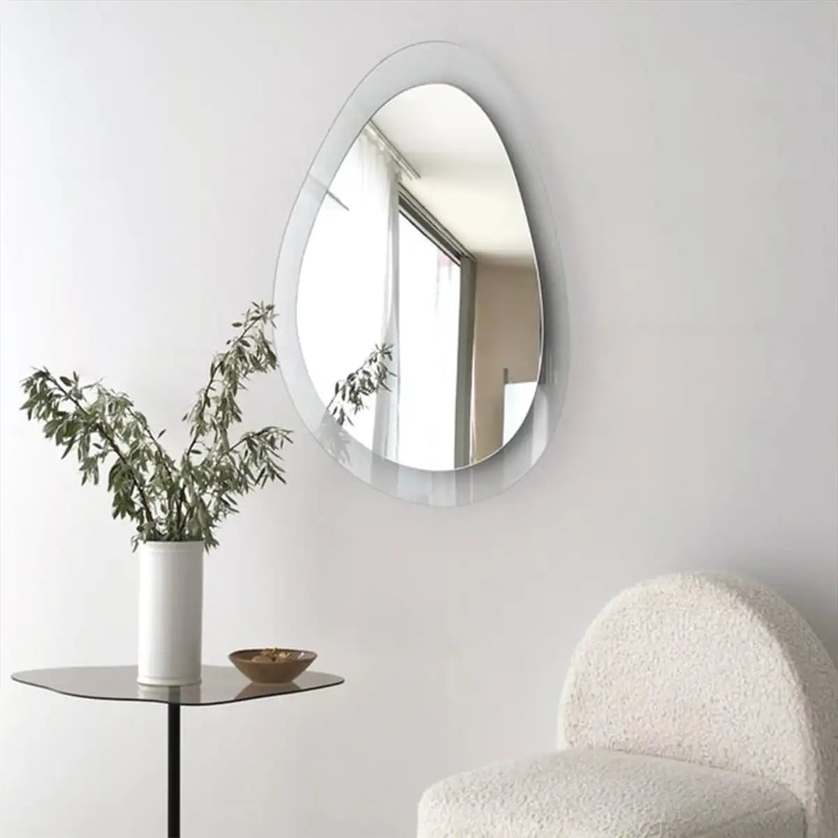 Porto Aqua - Asymmetrical Wall Mirror