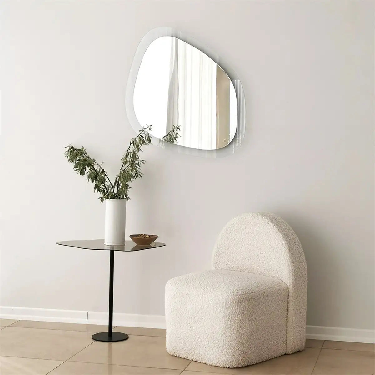 Soho Aqua - Asymmetrical Mirror and Wall Decor