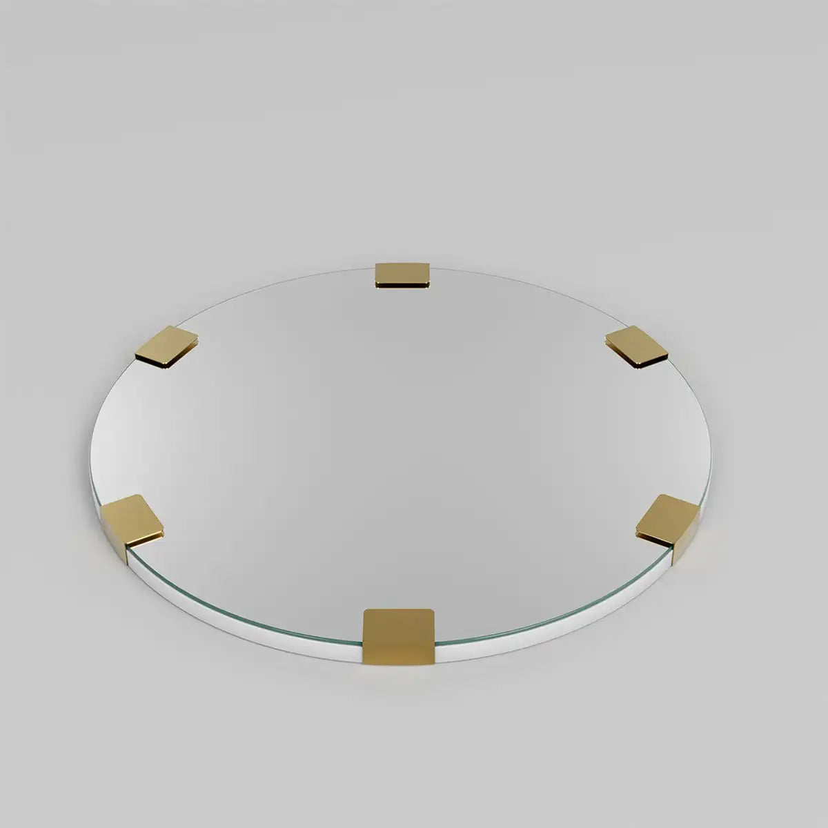 Chakra- Wall Mirror Gold Metal