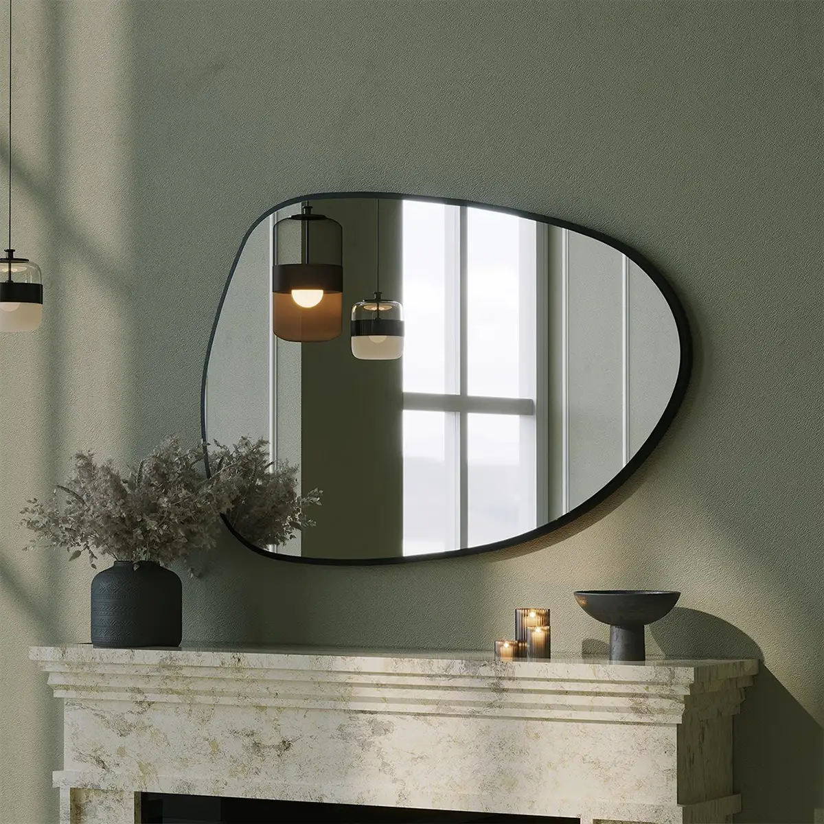 Pietra - Asymmetrical Wall Mirror