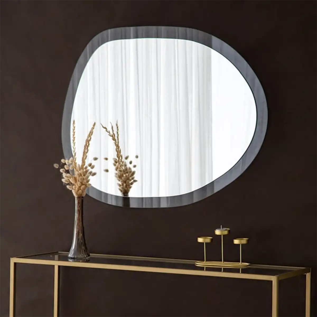 Gusto Aqua - Asymmetrical Wall Mirror