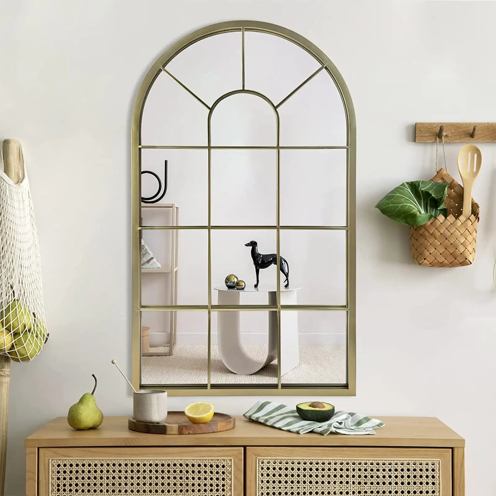 Las mejores ofertas en Arqueado Espejo de cuerpo entero espejos para  decoración del hogar