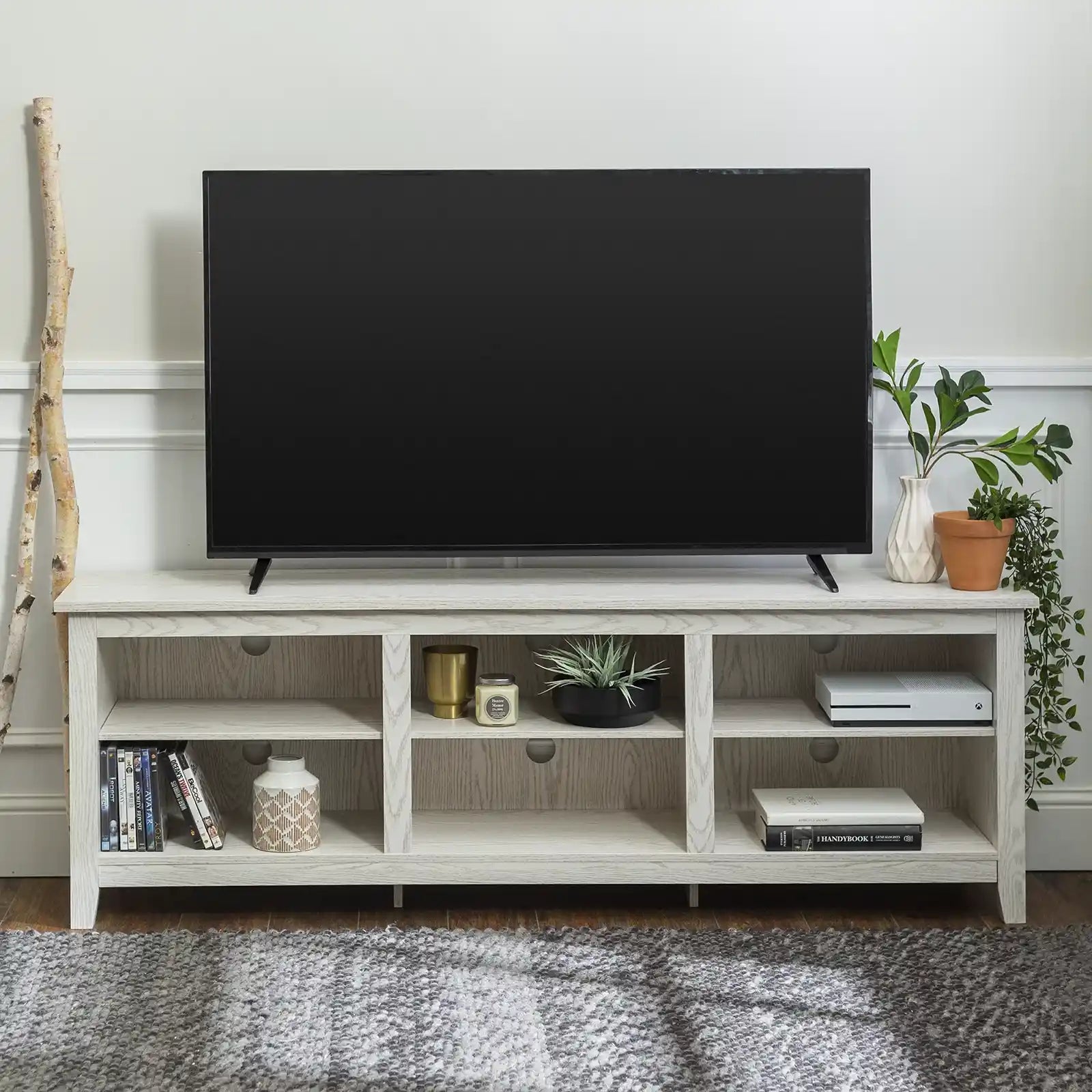 Open Storage TV Stand for TVs up to 78"