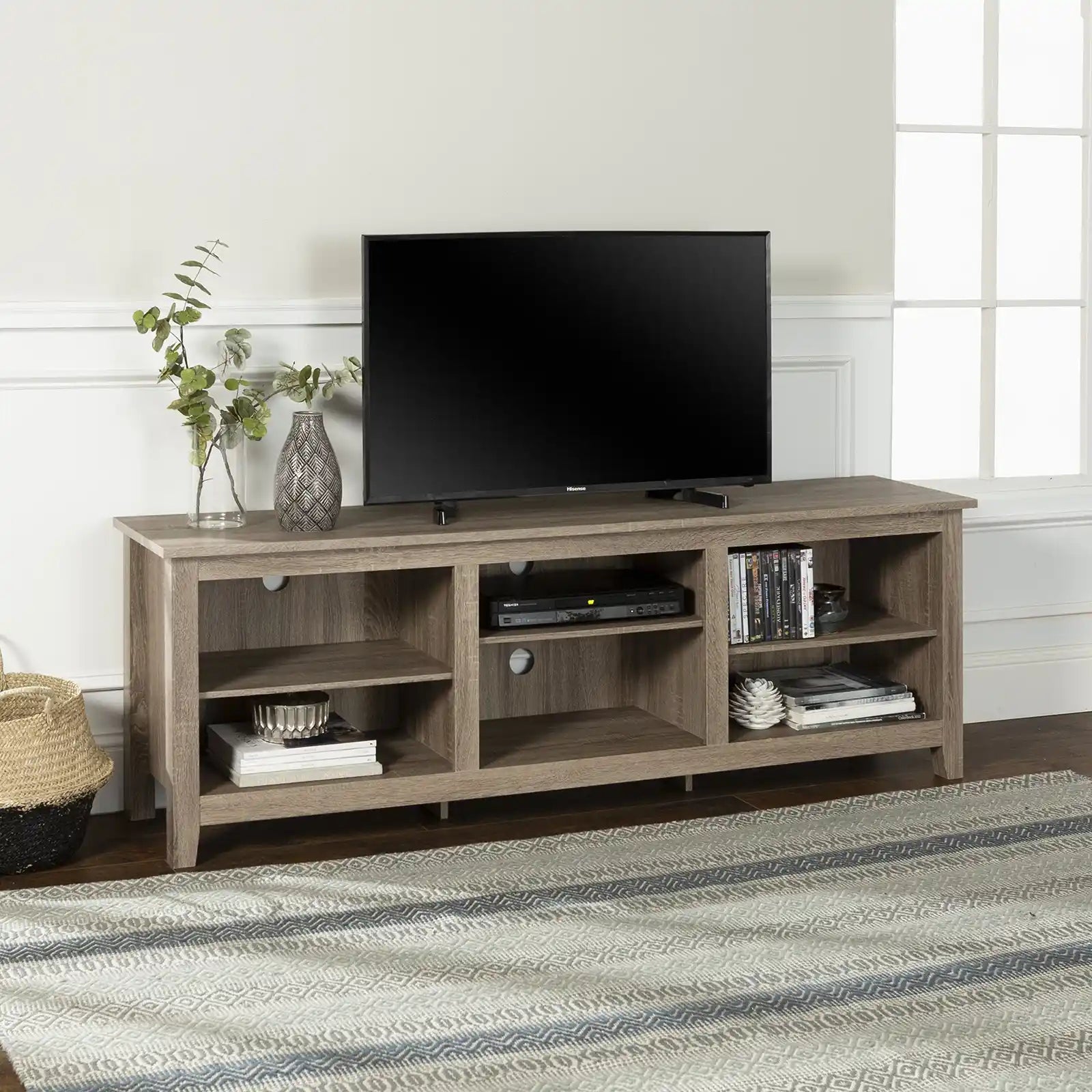 Open Storage TV Stand for TVs up to 78"