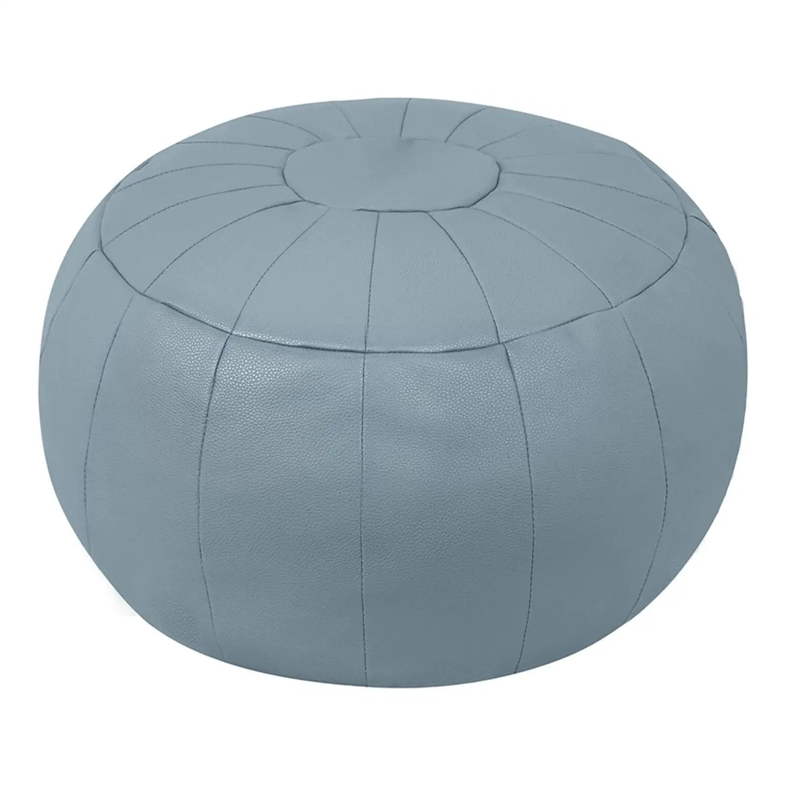 Faux Leather Decorative Ottoman Pouf