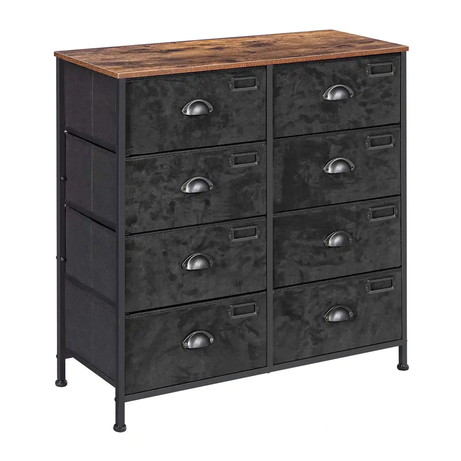 Wide Storage Dresser , 5- 6 - 8 Fabric Drawers Dresser