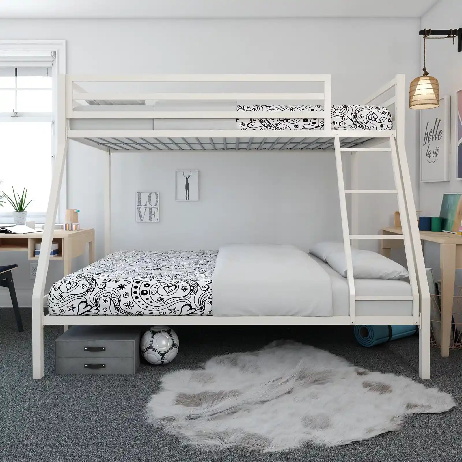 Twin over Full Metal Bunk Bed