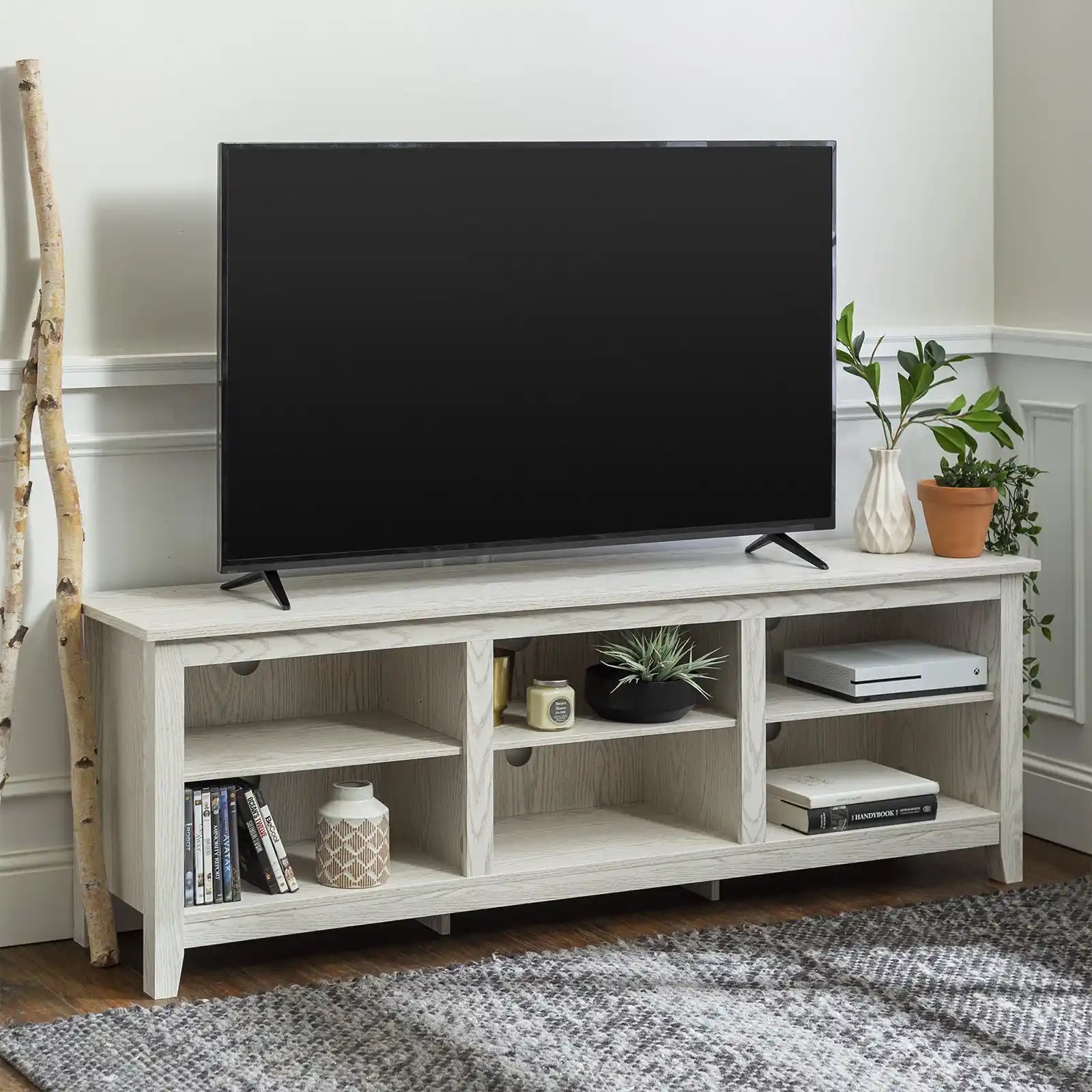 Open Storage TV Stand for TVs up to 78"