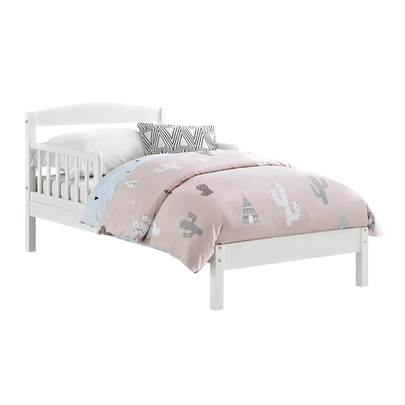 Transitional Wood Toddler Bed