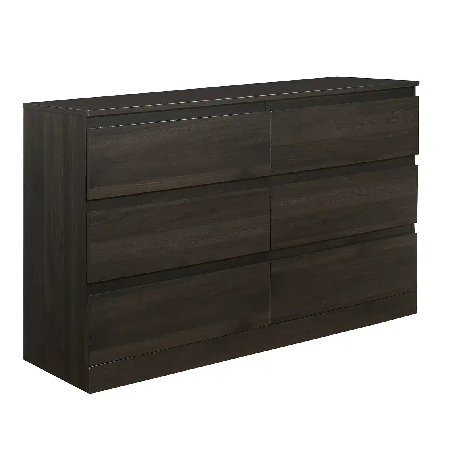 Modern 6-Drawer Horizontal Dresser