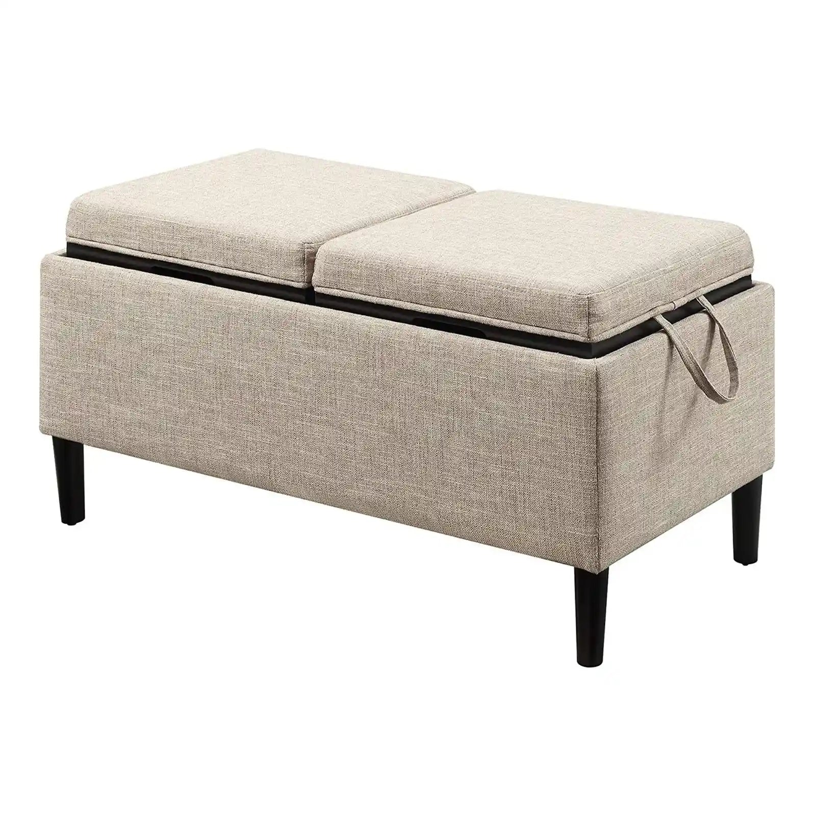 Storage Ottoman with Trays