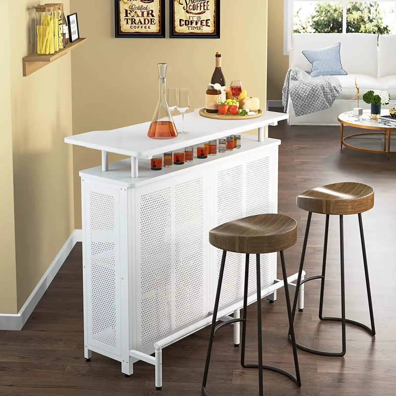 Unidad de bar para el hogar, mueble bar de vinos