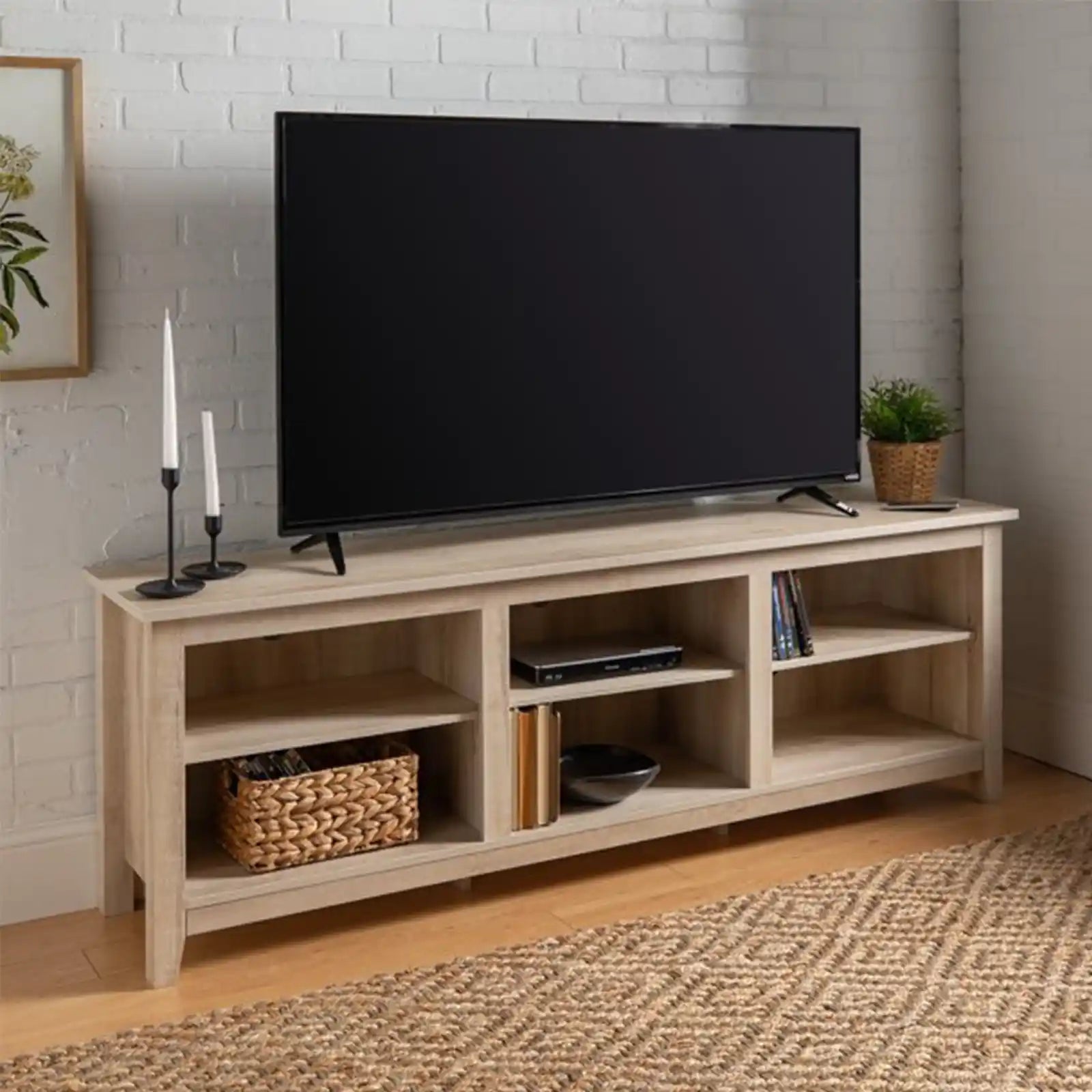 Open Storage TV Stand for TVs up to 78"