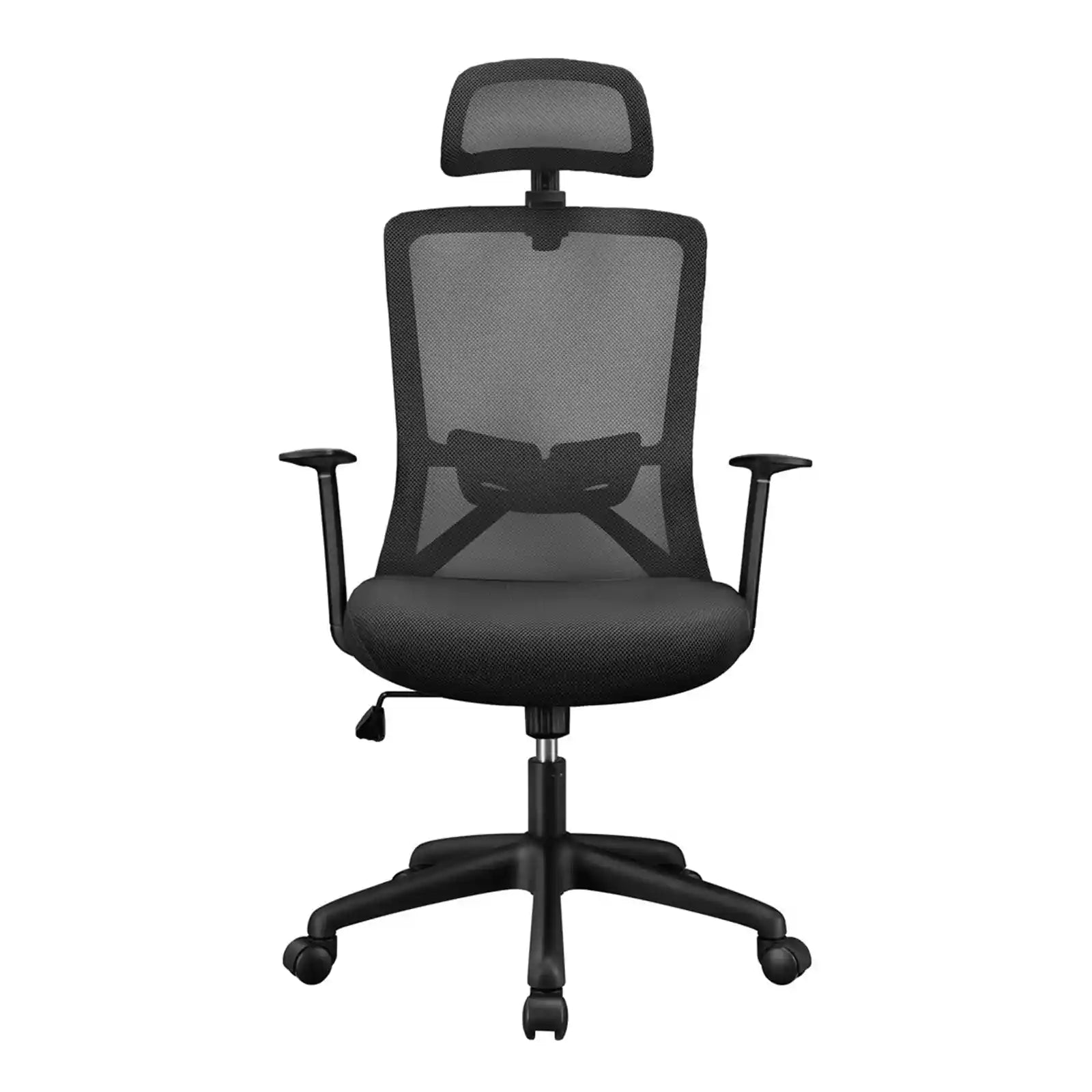 Ergonomic Chairs , Mesh Swivel Rolling Executive Office Chair with High Headrest