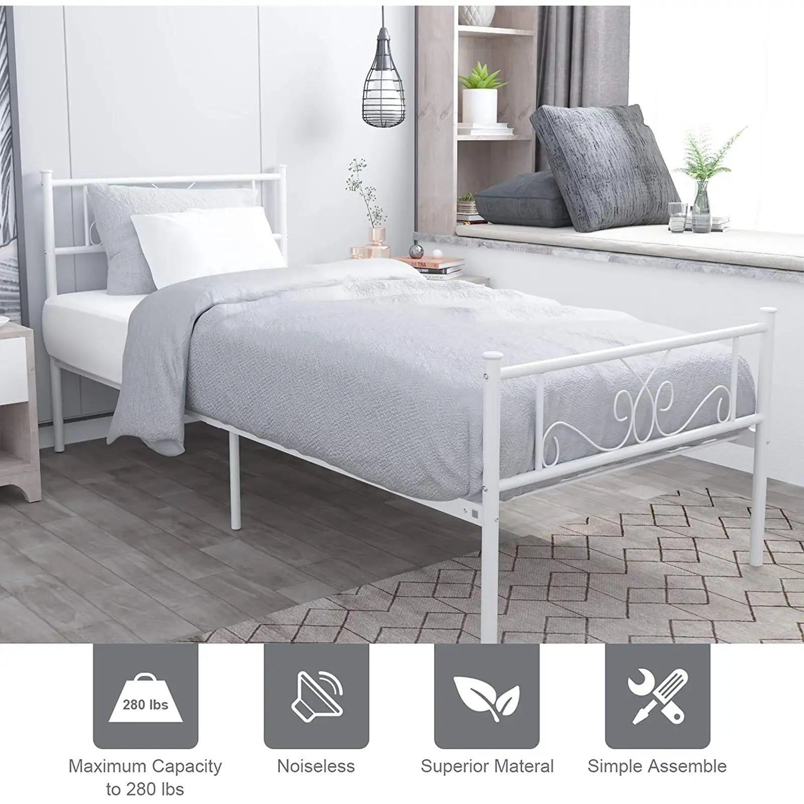 Metal Platform Bed Frame