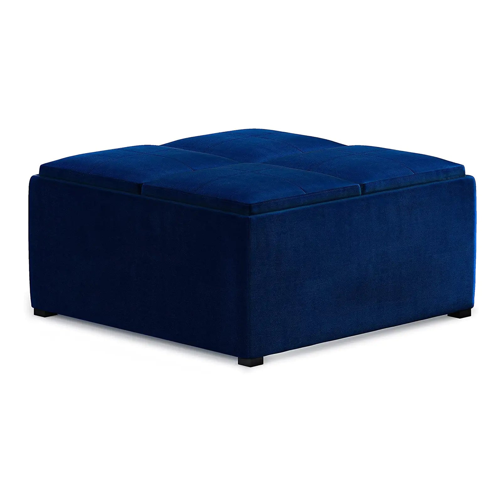 Coffee Table Lift Top Upholstered Storage Square Ottoman