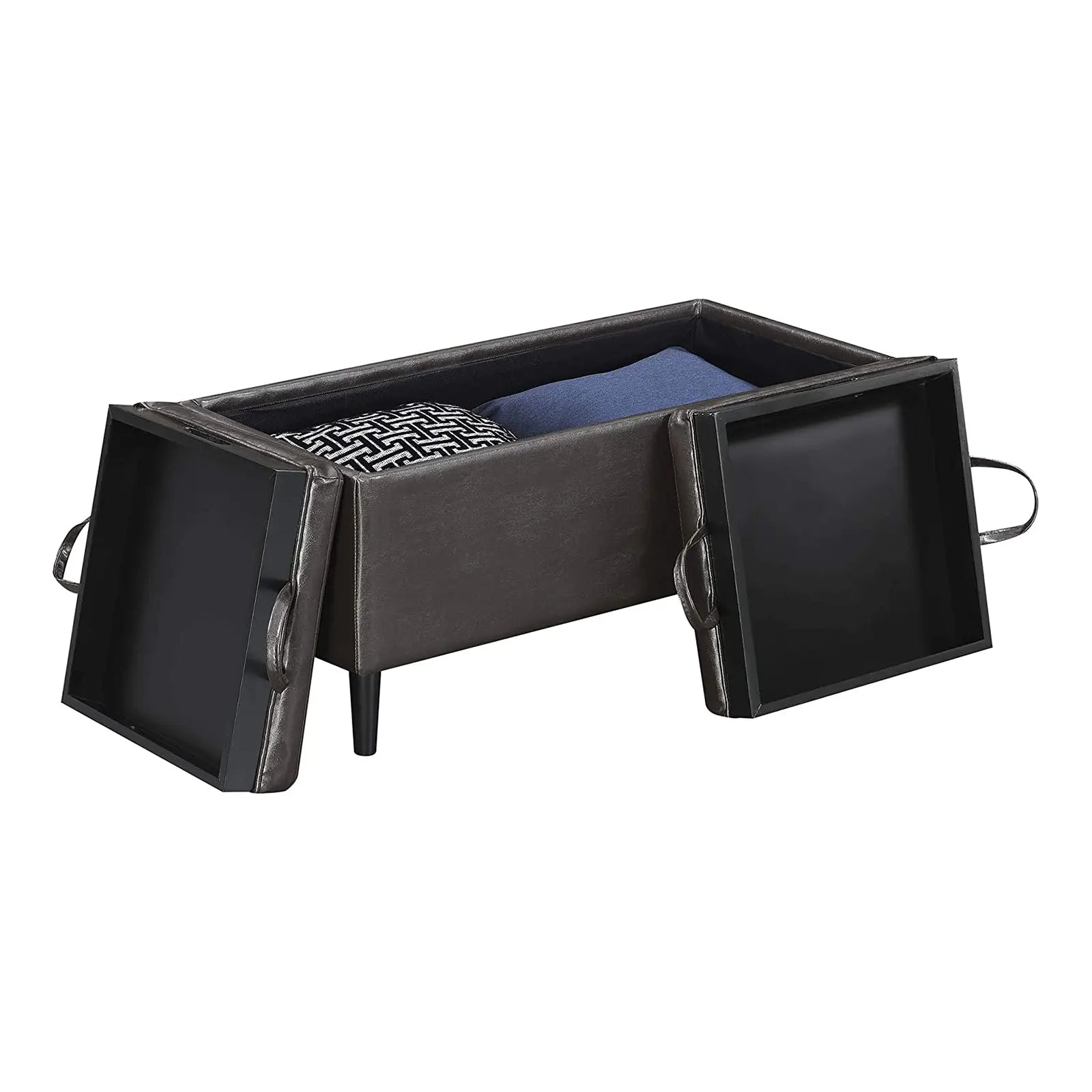 Storage Ottoman with Trays