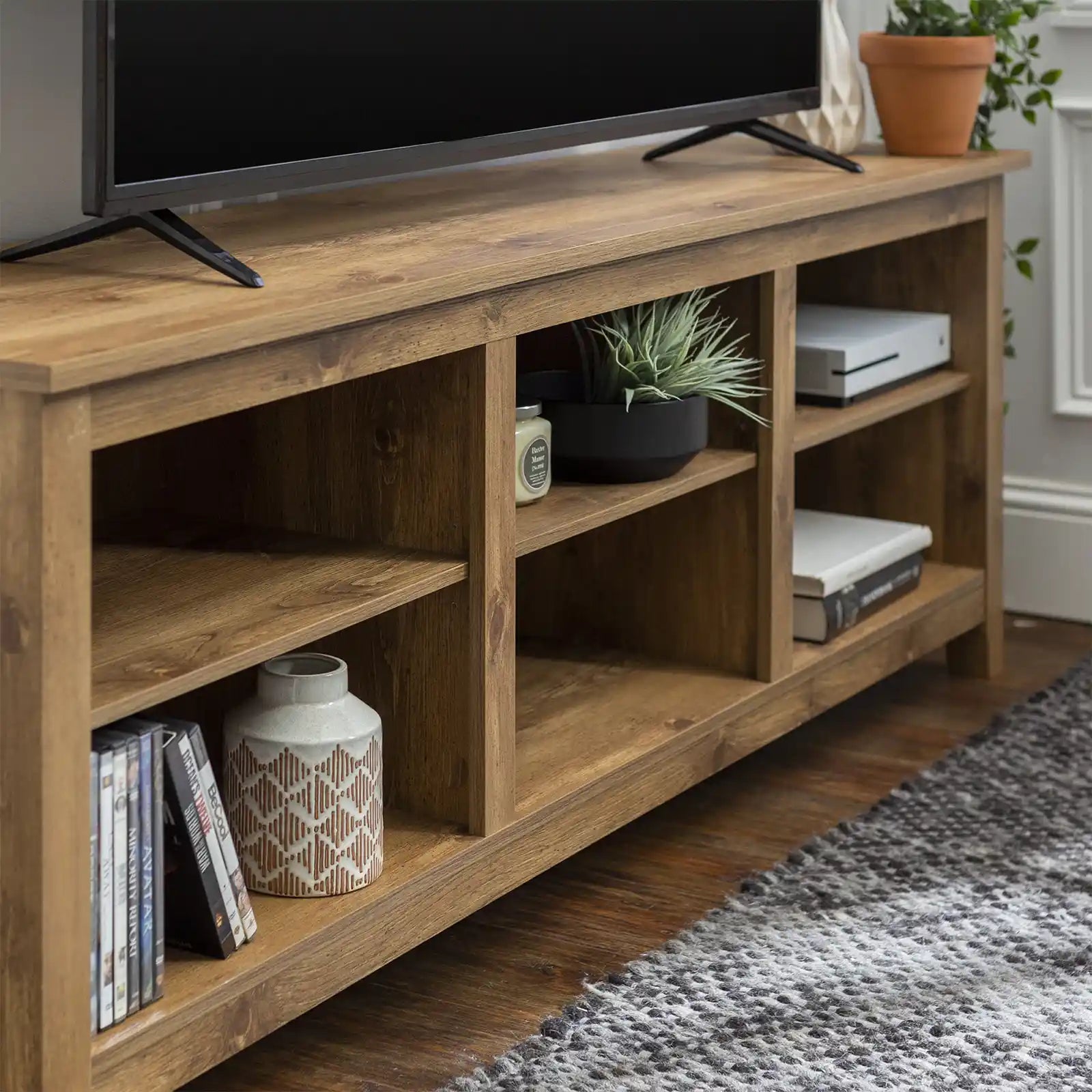 Open Storage TV Stand for TVs up to 78"