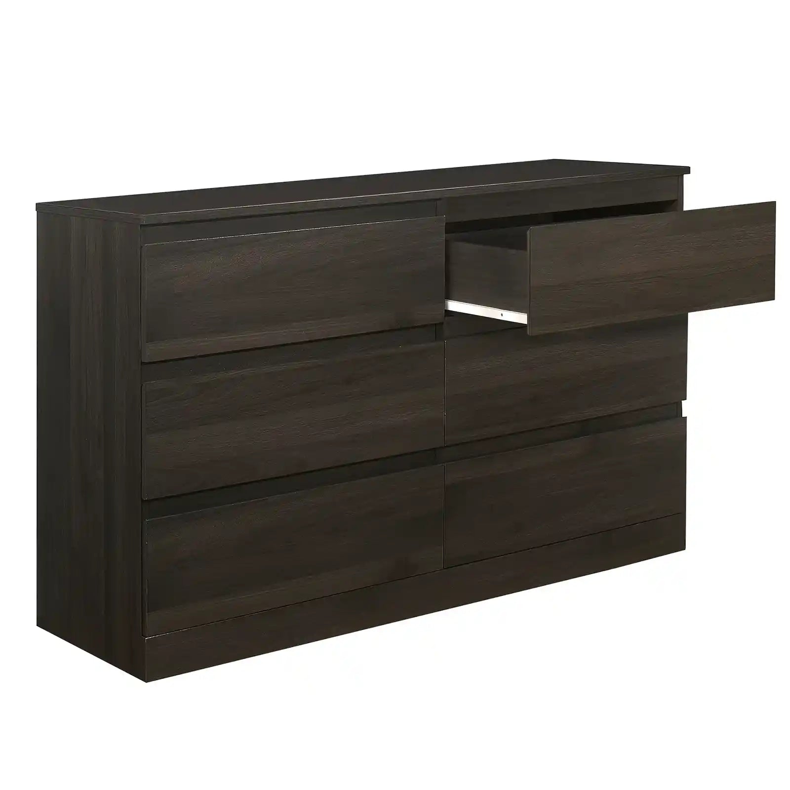 Modern 6-Drawer Horizontal Dresser