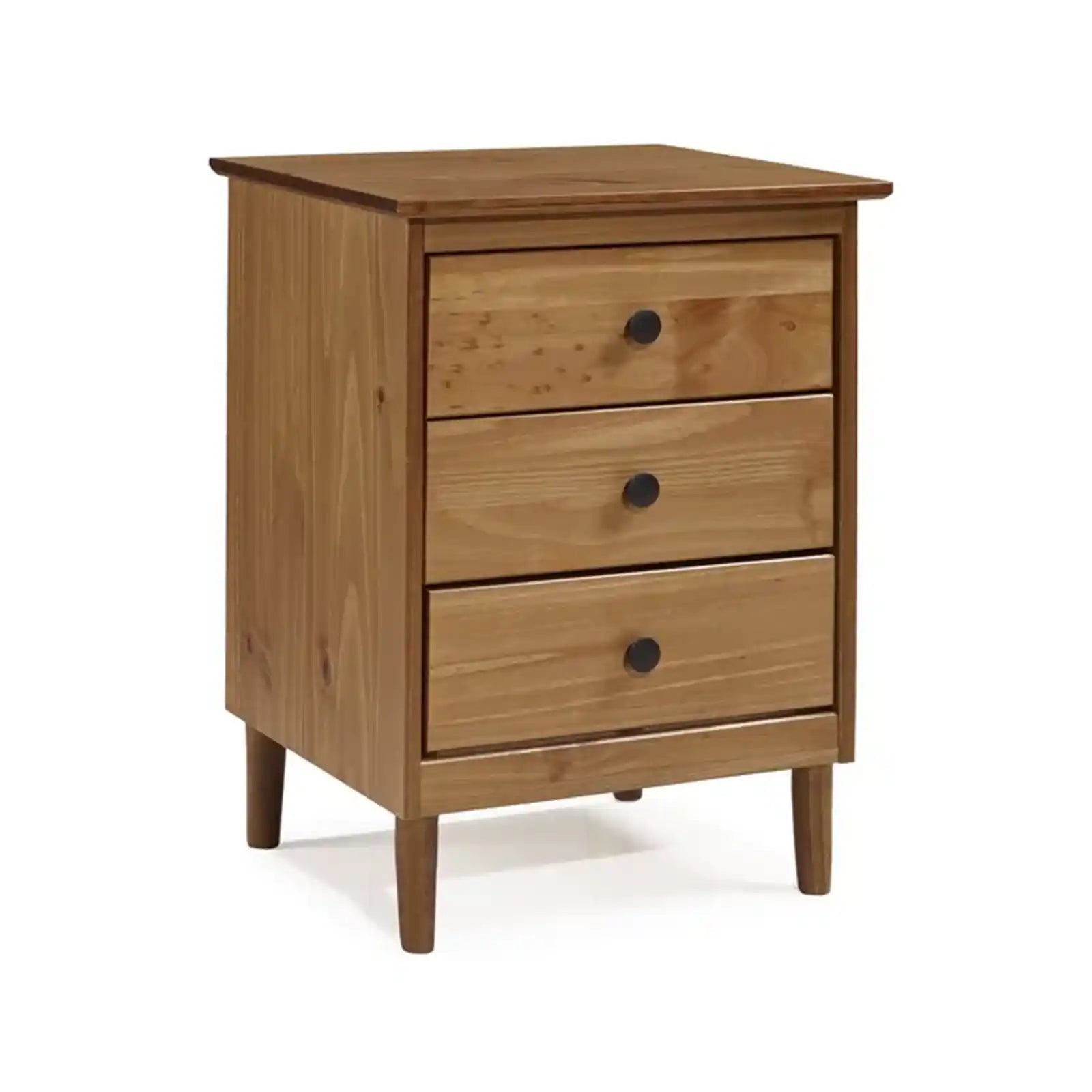 Mid Century Modern 3-Drawer Nightstand