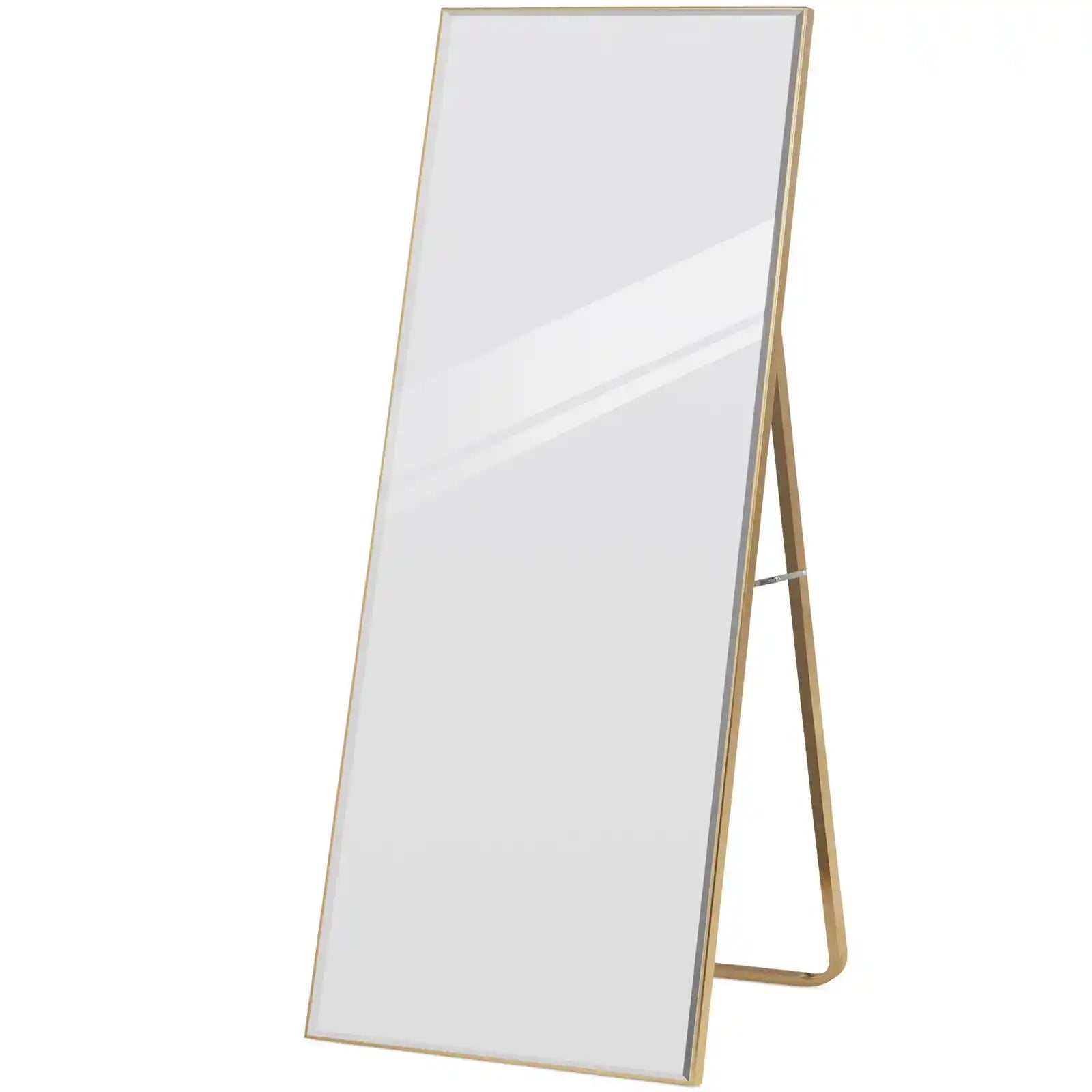 Full Length Mirror, Rectangular Beveled Wall Hanging & Leaning Floor Mirror