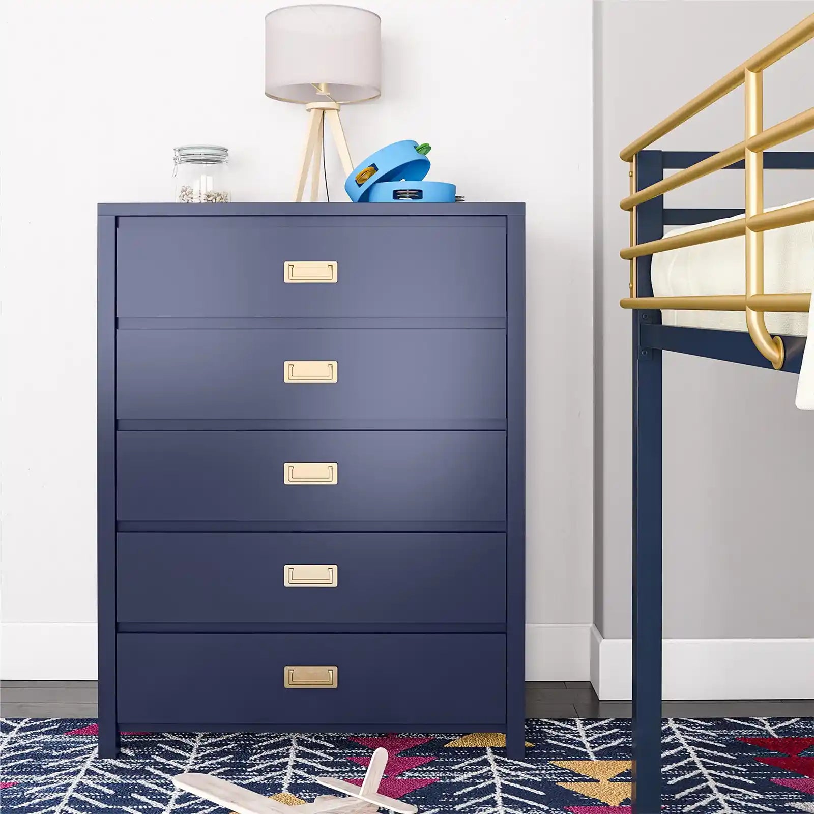 Modern 5 Drawer Kids Room Dresser