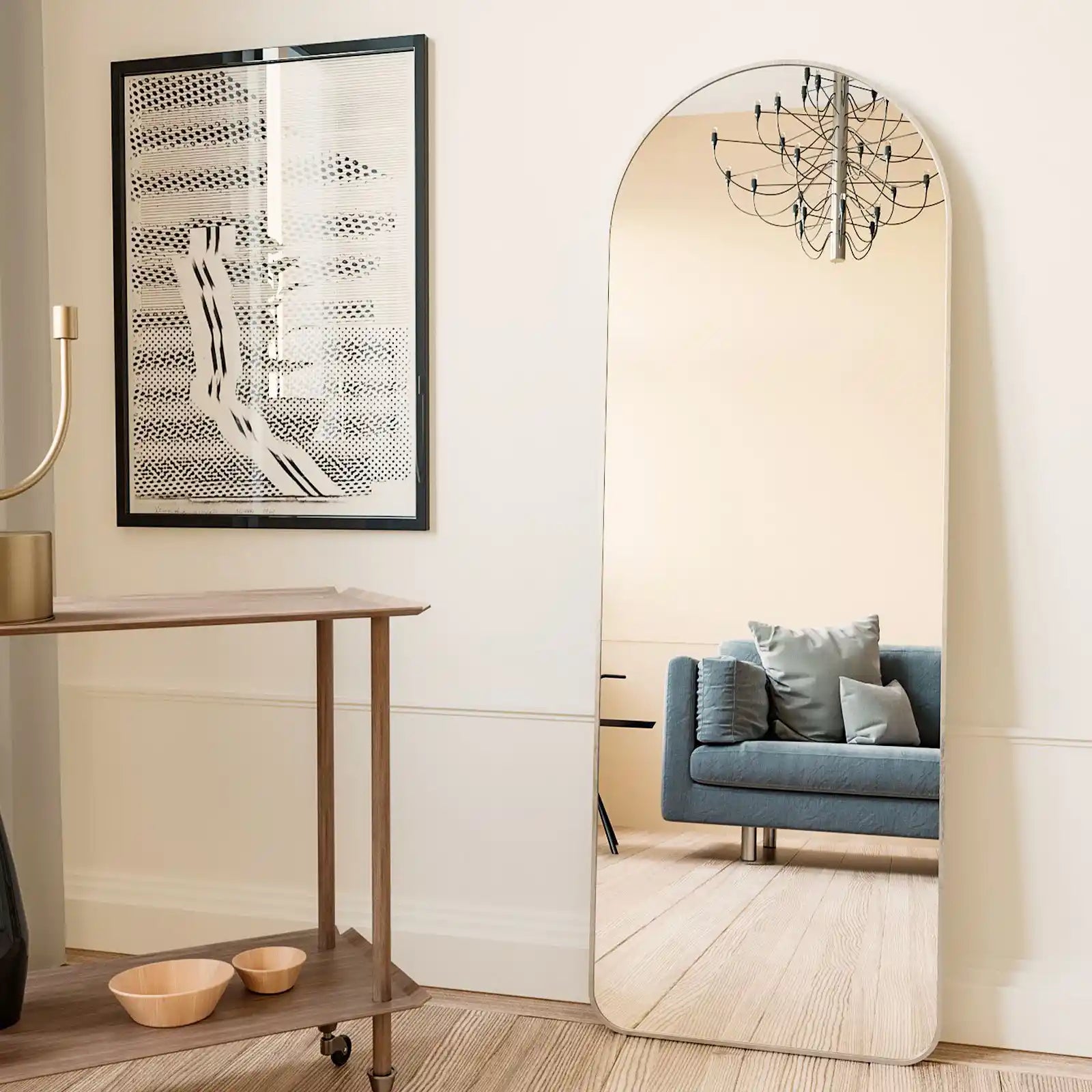 Full Length Mirror Arched Floor Mirror Full Body Mirror Standing