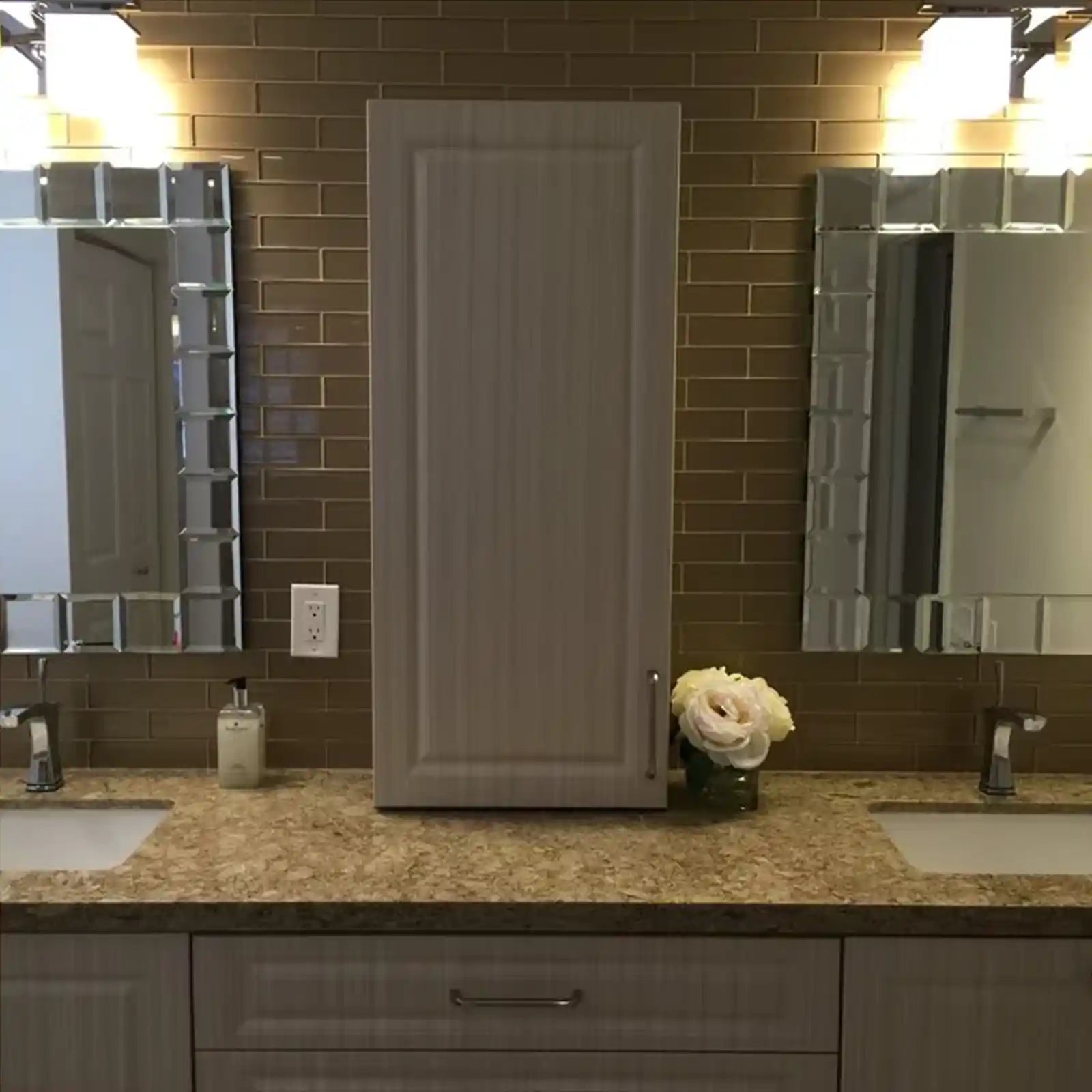 Modern Rectangular Mirror for Bathroom