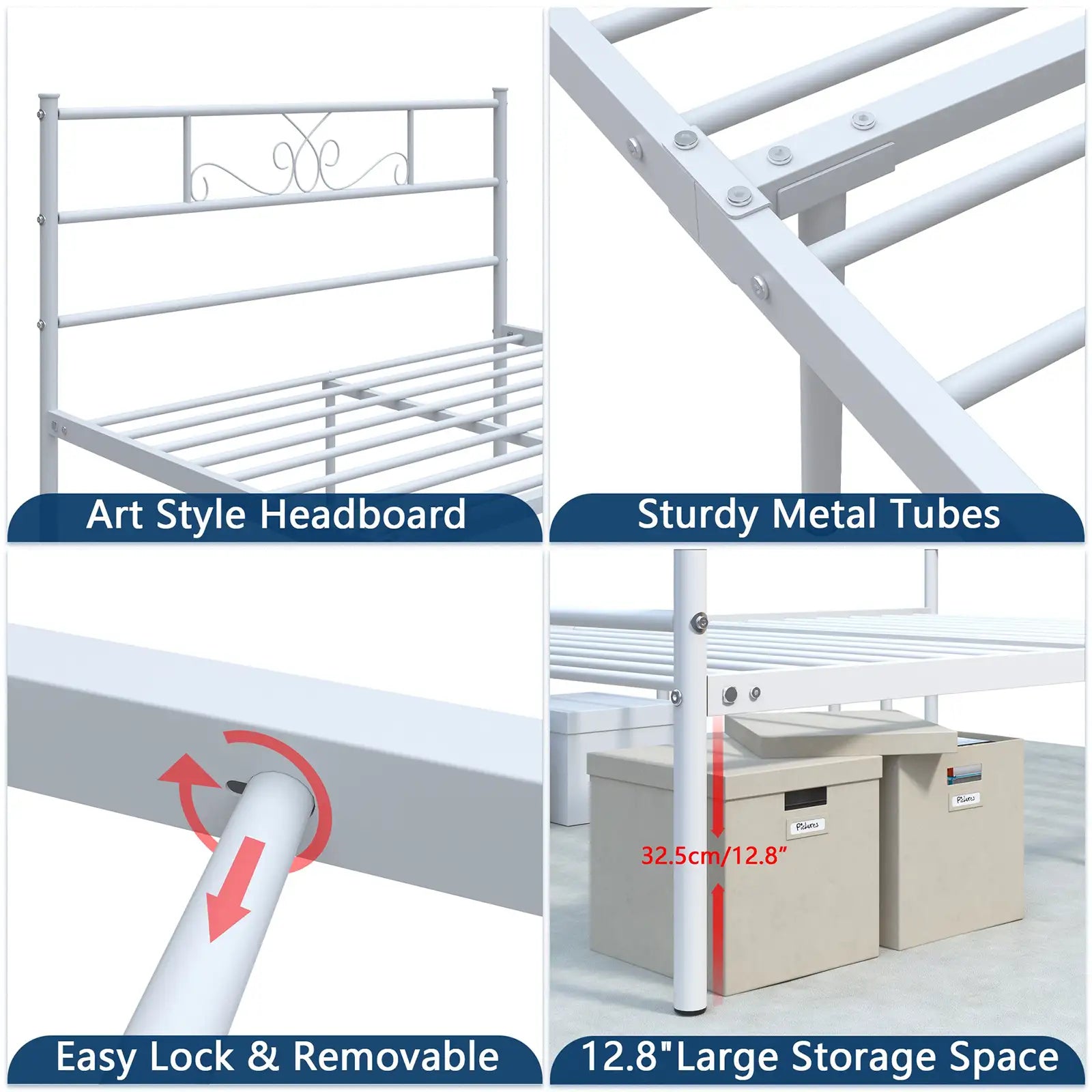 Metal Platform Bed Frame