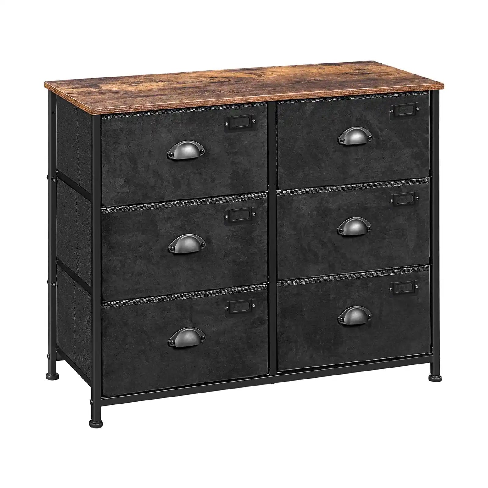 Wide Storage Dresser , 5- 6 - 8 Fabric Drawers Dresser