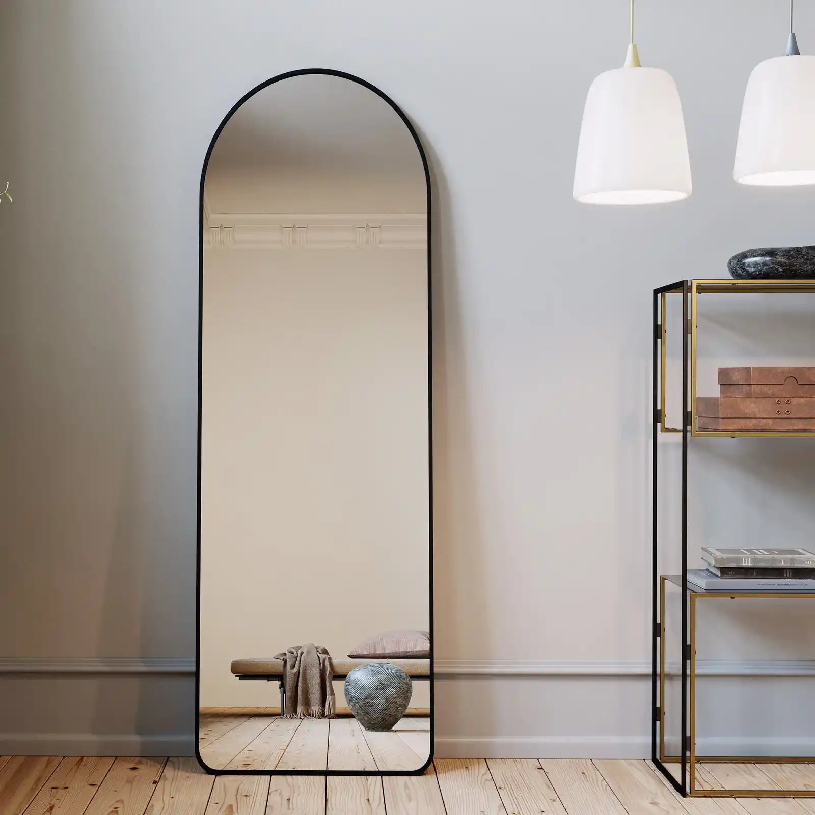 Full Length Mirror Arched Floor Mirror Full Body Mirror Standing