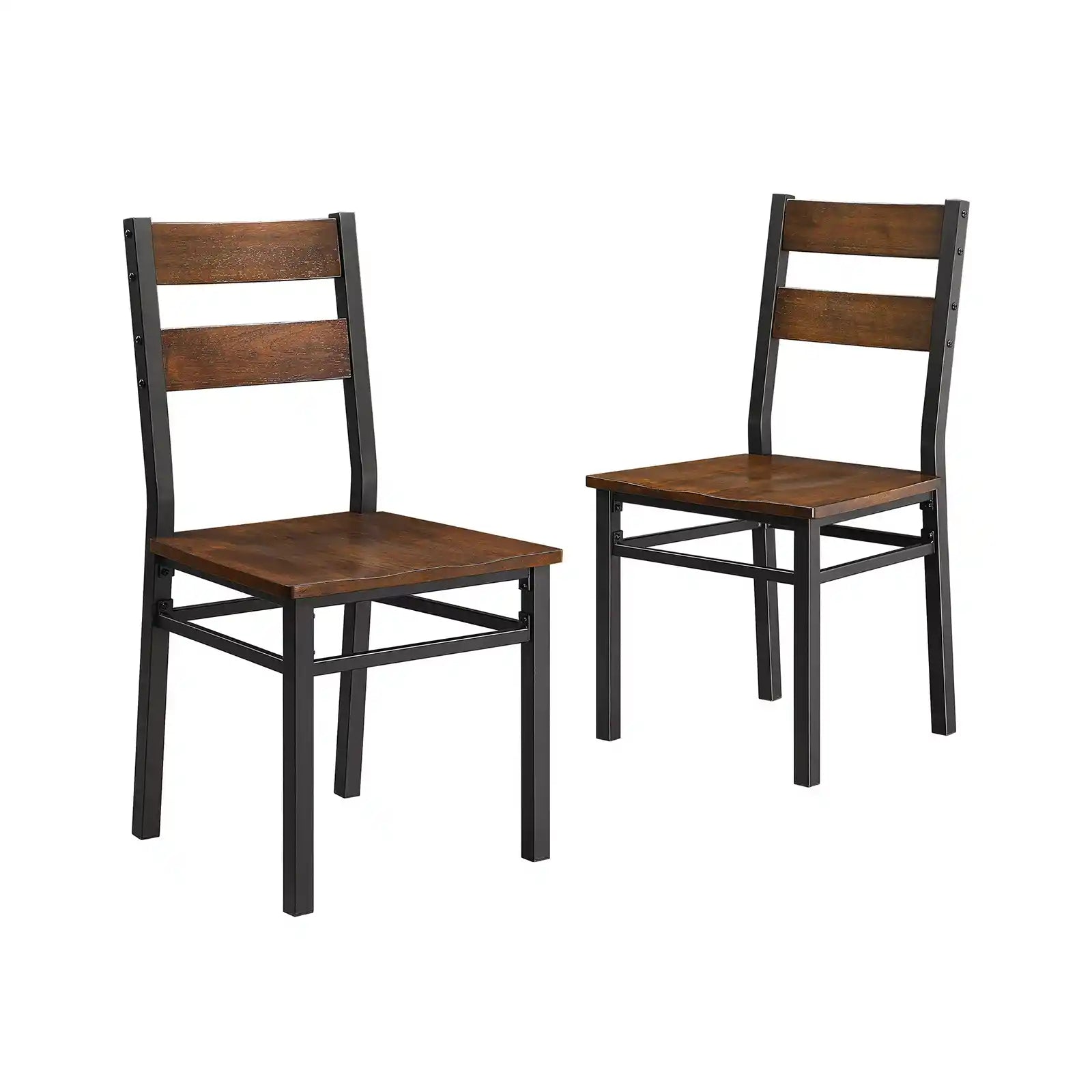 Vintage Oak Dining Chairs, 2-Pack