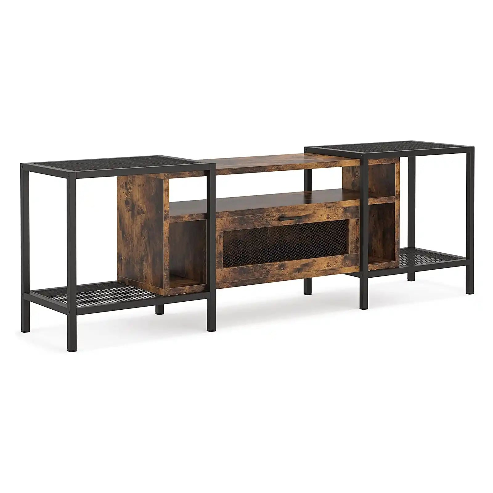 75 Inch TV Stand for TVs Up to 85 inch, Console Table Entertainment Center with Storage Cabinet